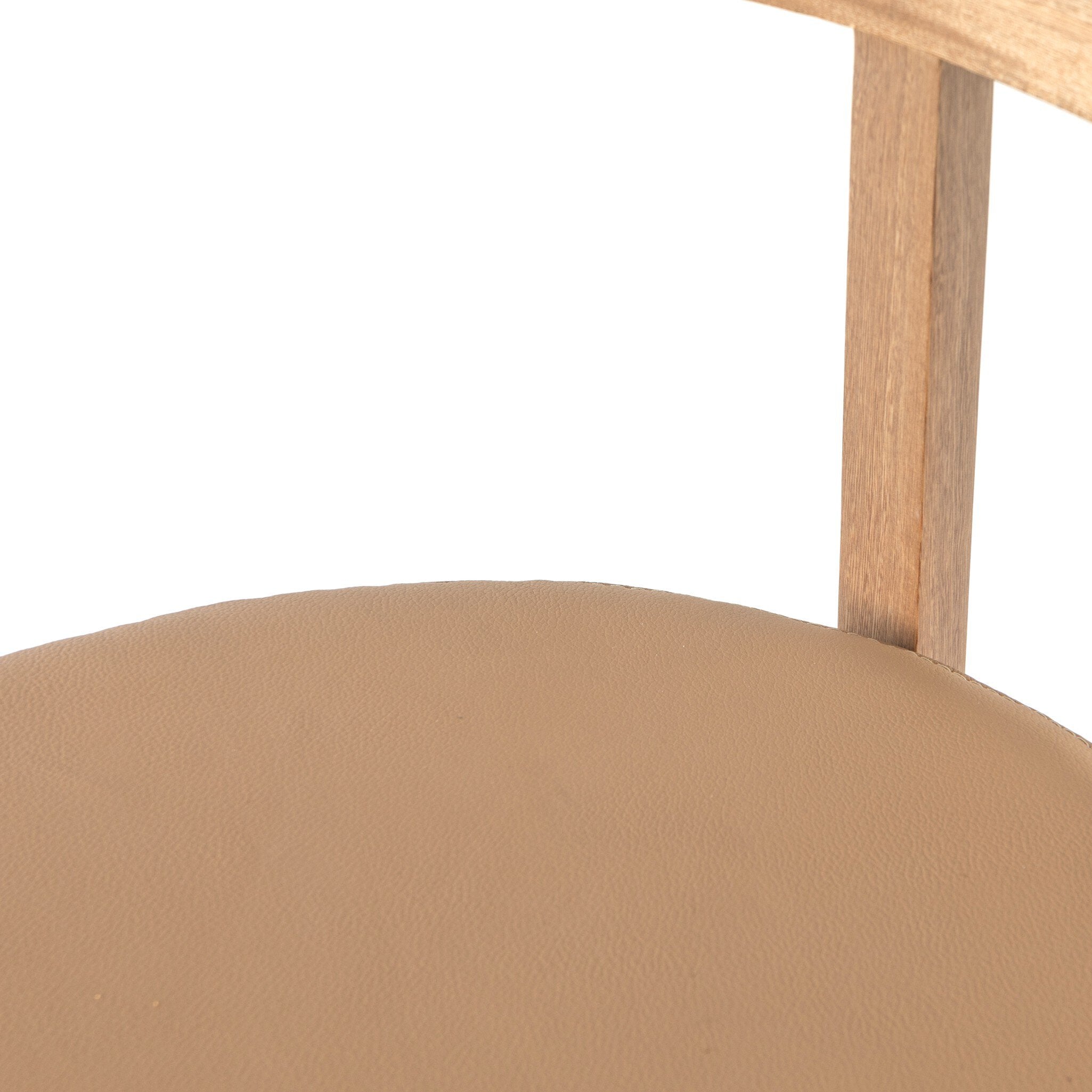 Tex Bar + Counter Stool - Natural Leather