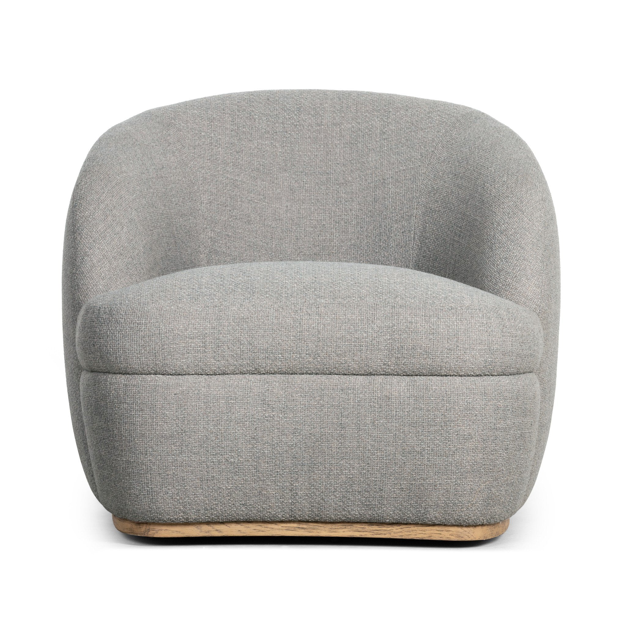 Sandie Swivel Chair - Gibson Silver