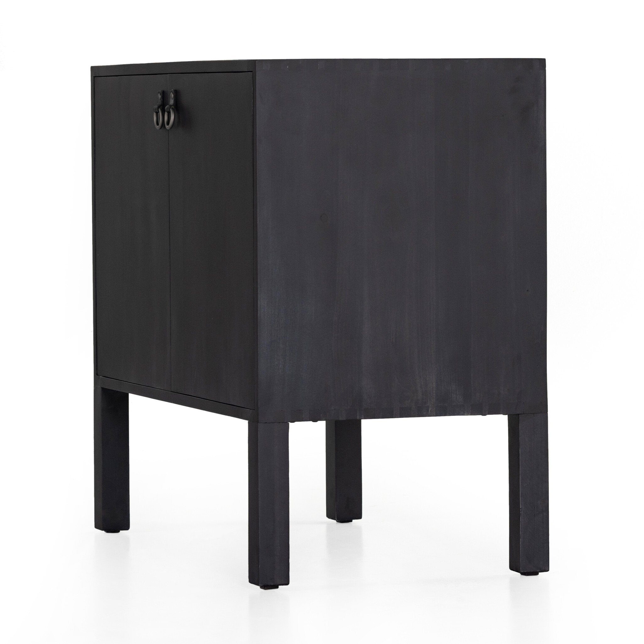 Isador Bar Cabinet - Black Wash Poplar