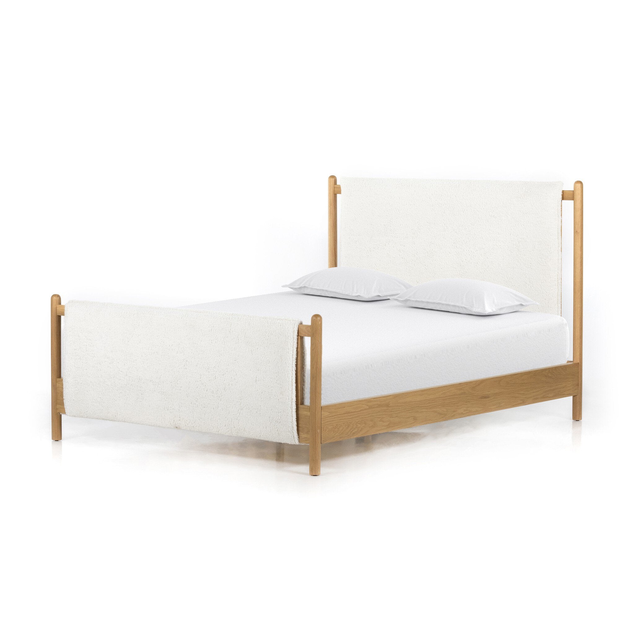 Bowen Bed - Sheepskin Natural