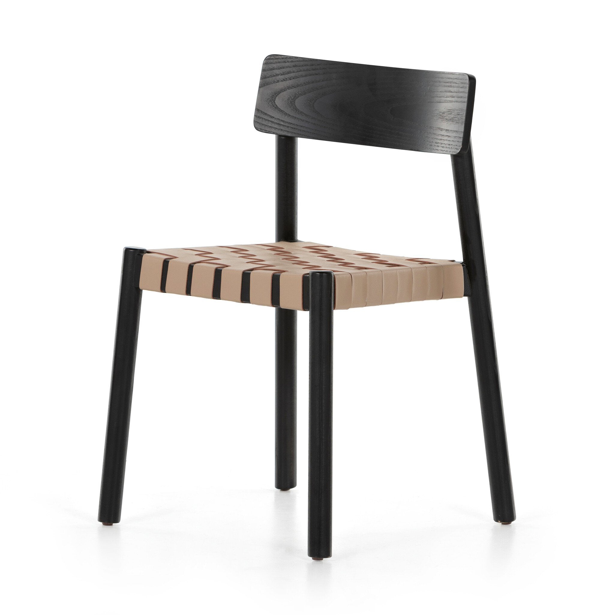 Heisler Dining Chair - Almond Leather Blend