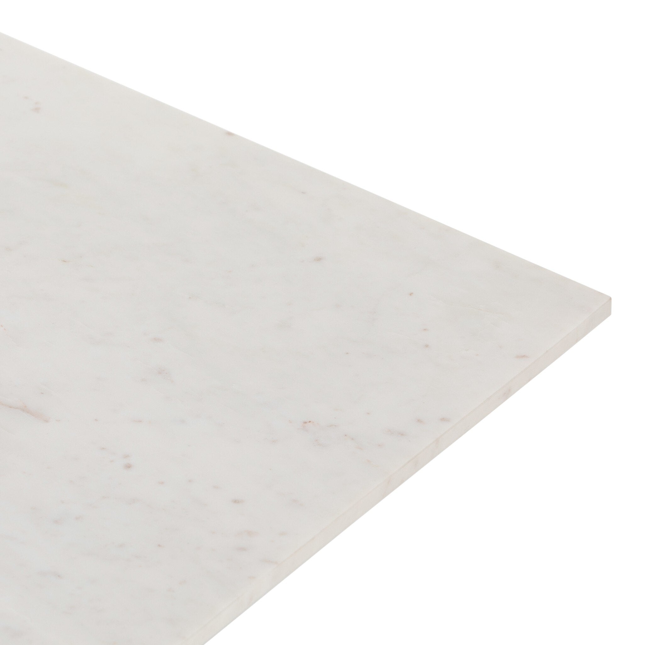 Terrell Coffee Table - Polished White Marble