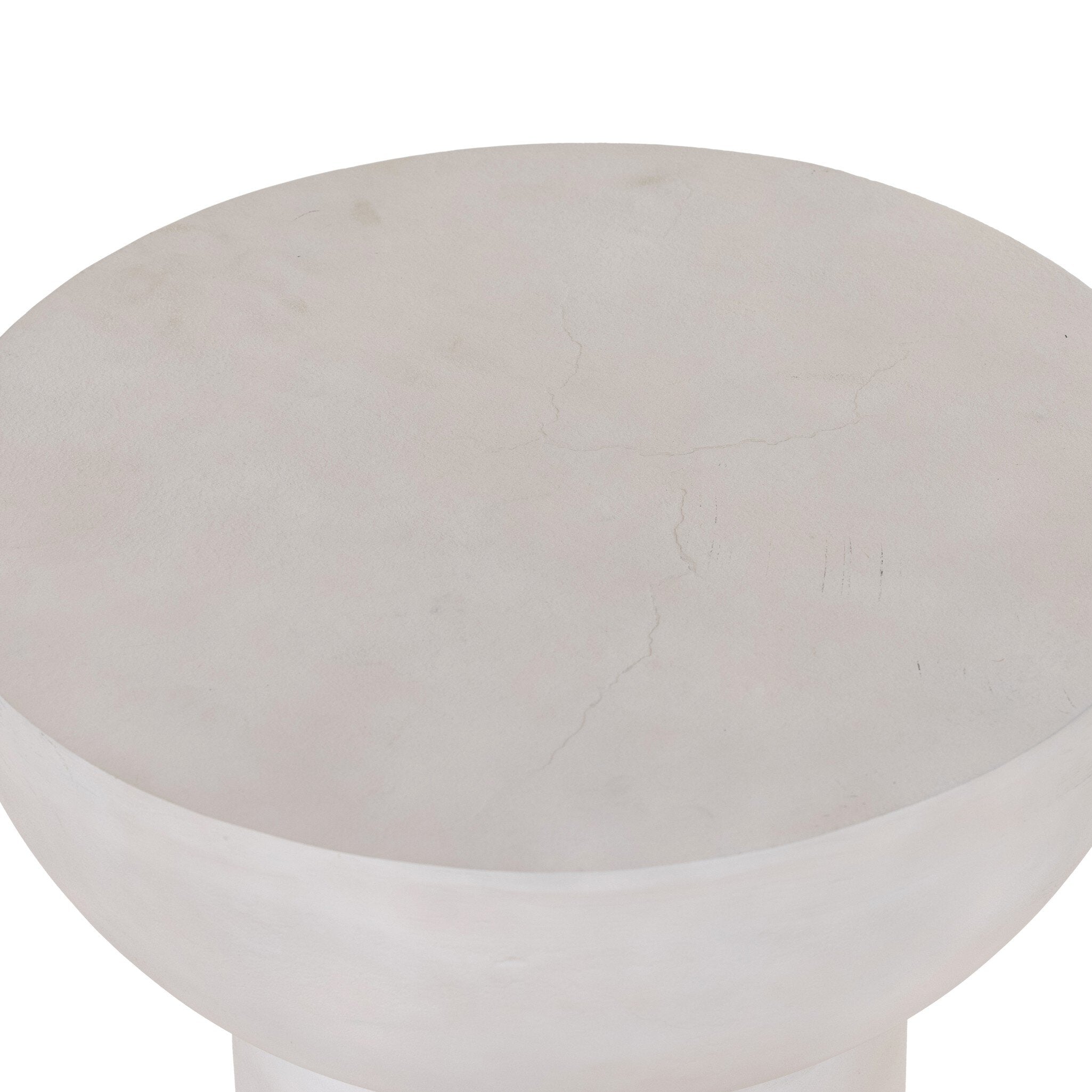 Searcy End Table - Textured Matte White