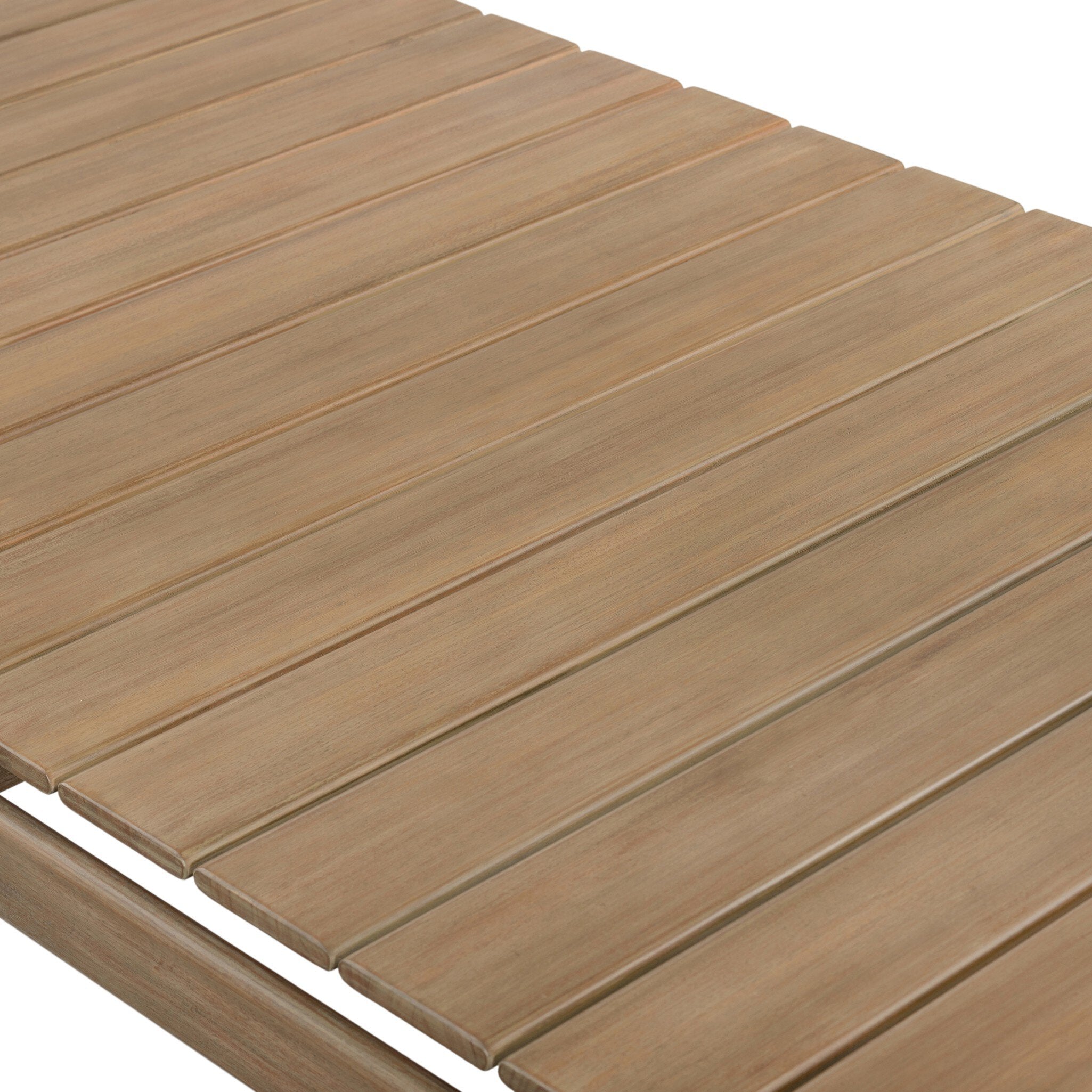 Rosen Outdoor Dining Table-81" - Natural Eucalyptus FSC