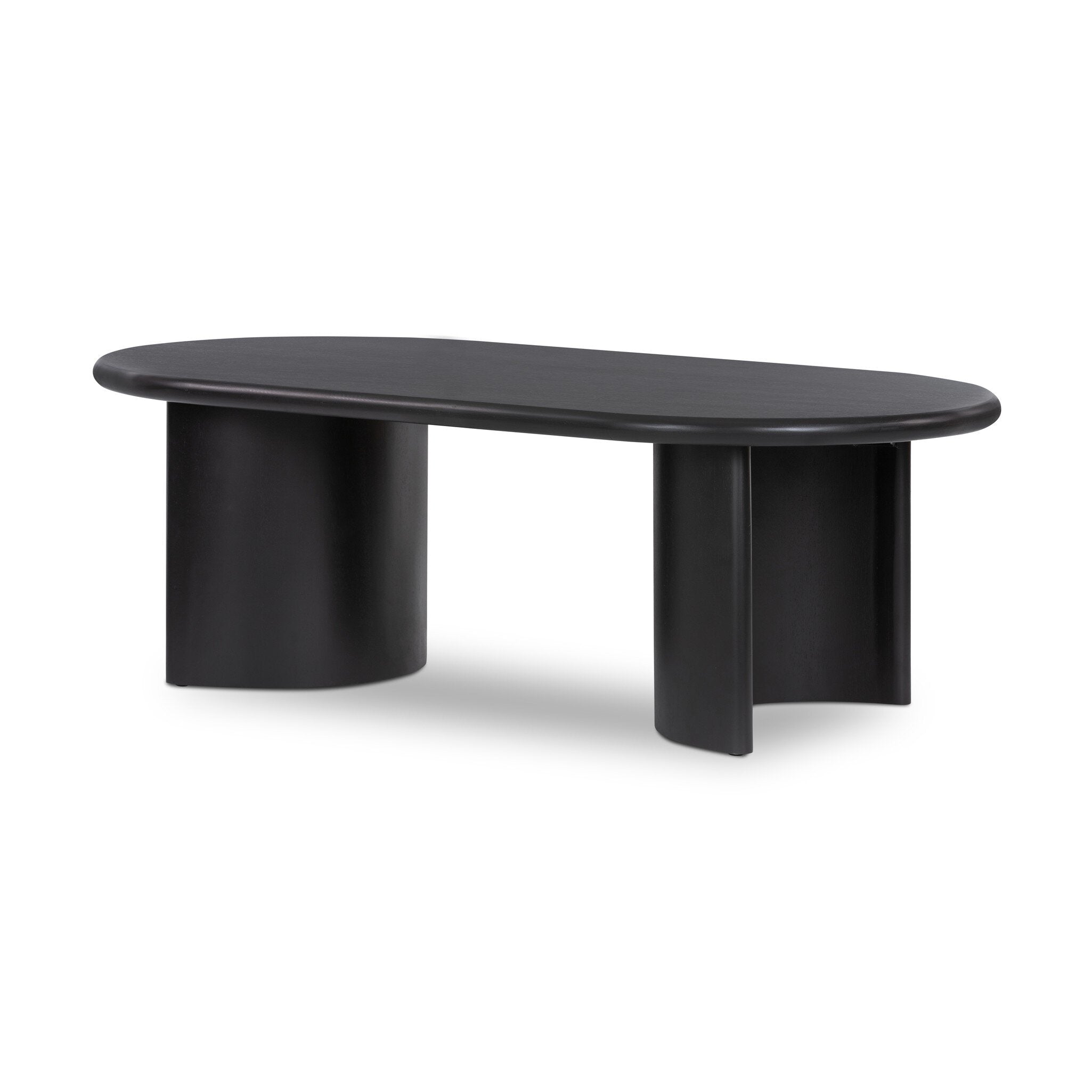 Paden Coffee Table - Aged Black Acacia