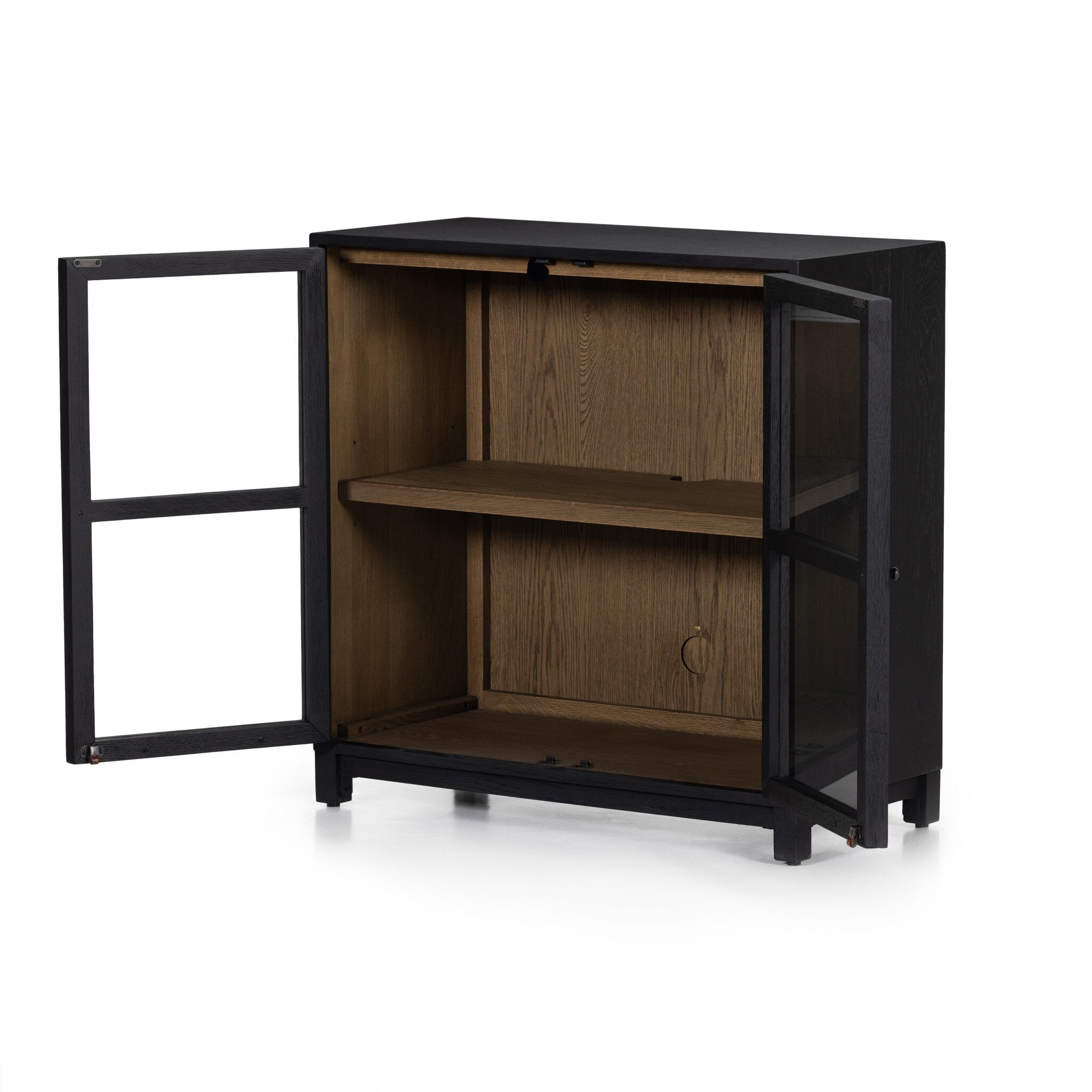 Millie Small Cabinet - Drifted Matte Black