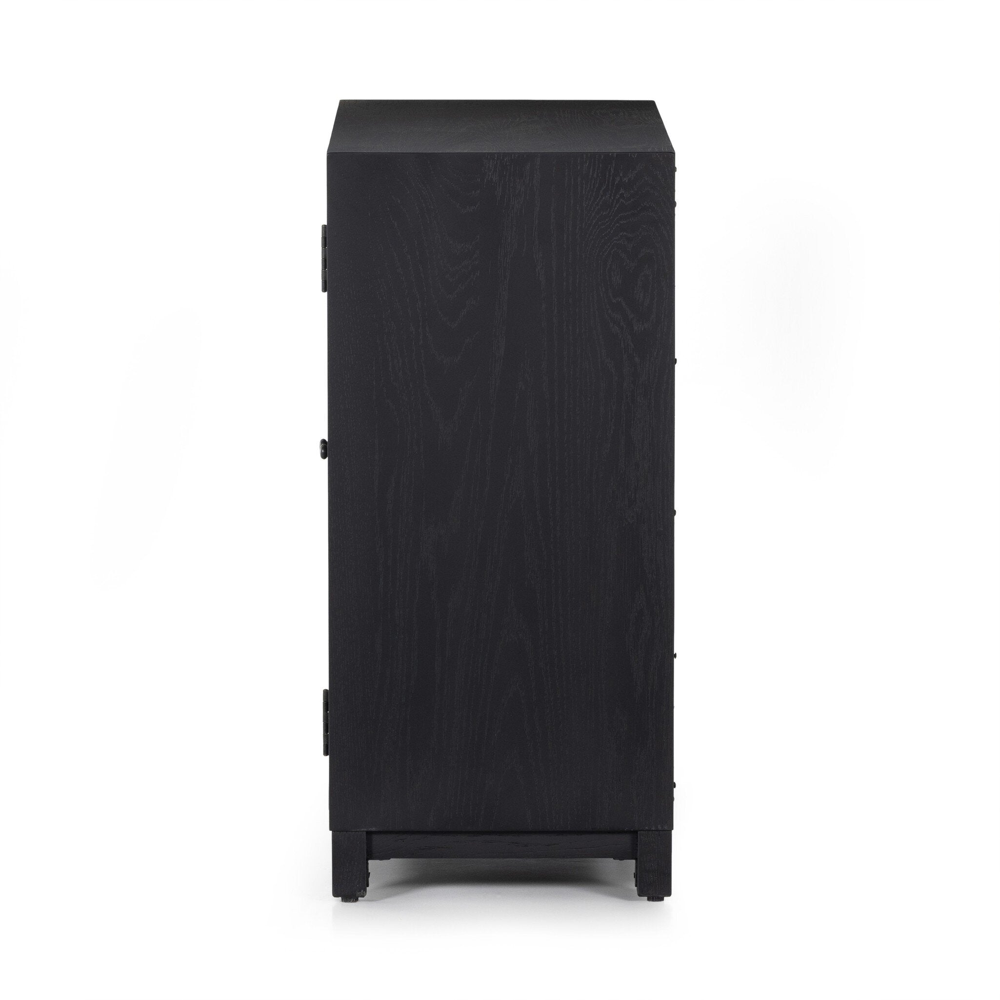 Millie Small Cabinet - Drifted Matte Black