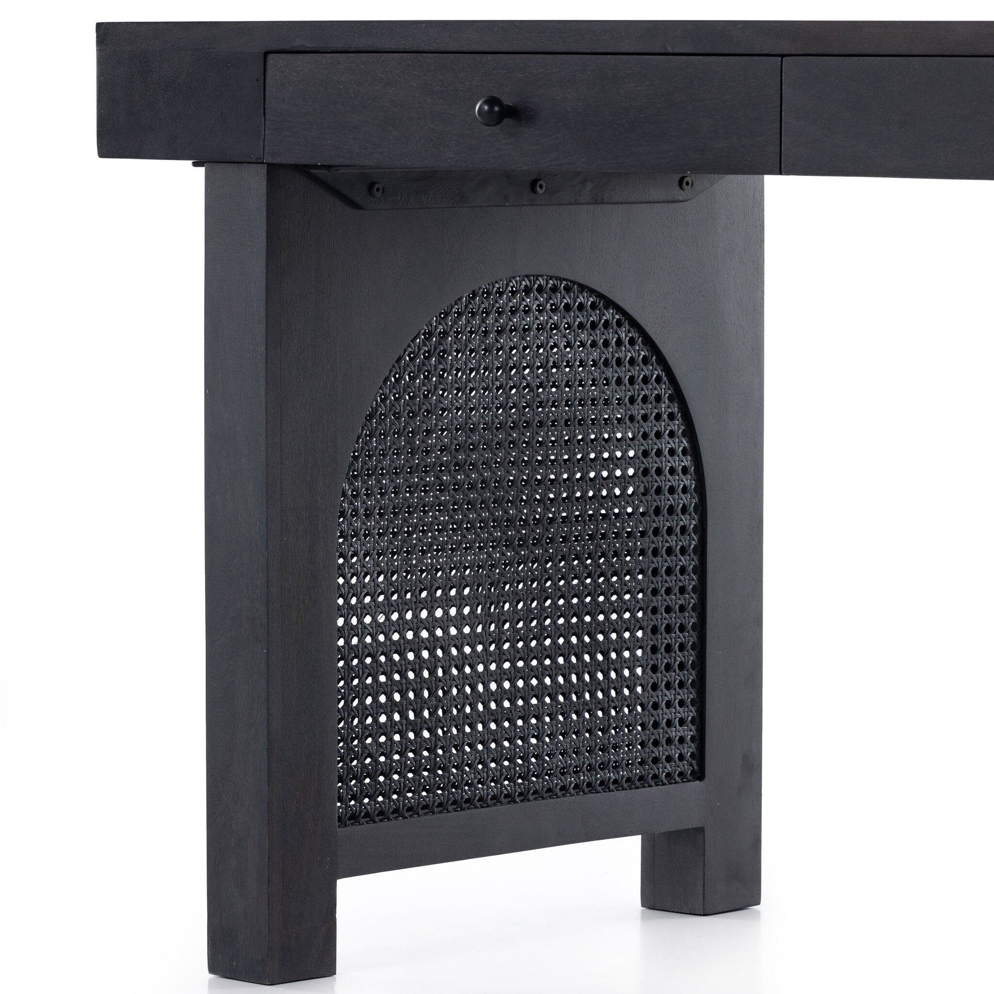 Tilda Desk - Black Wash Mango