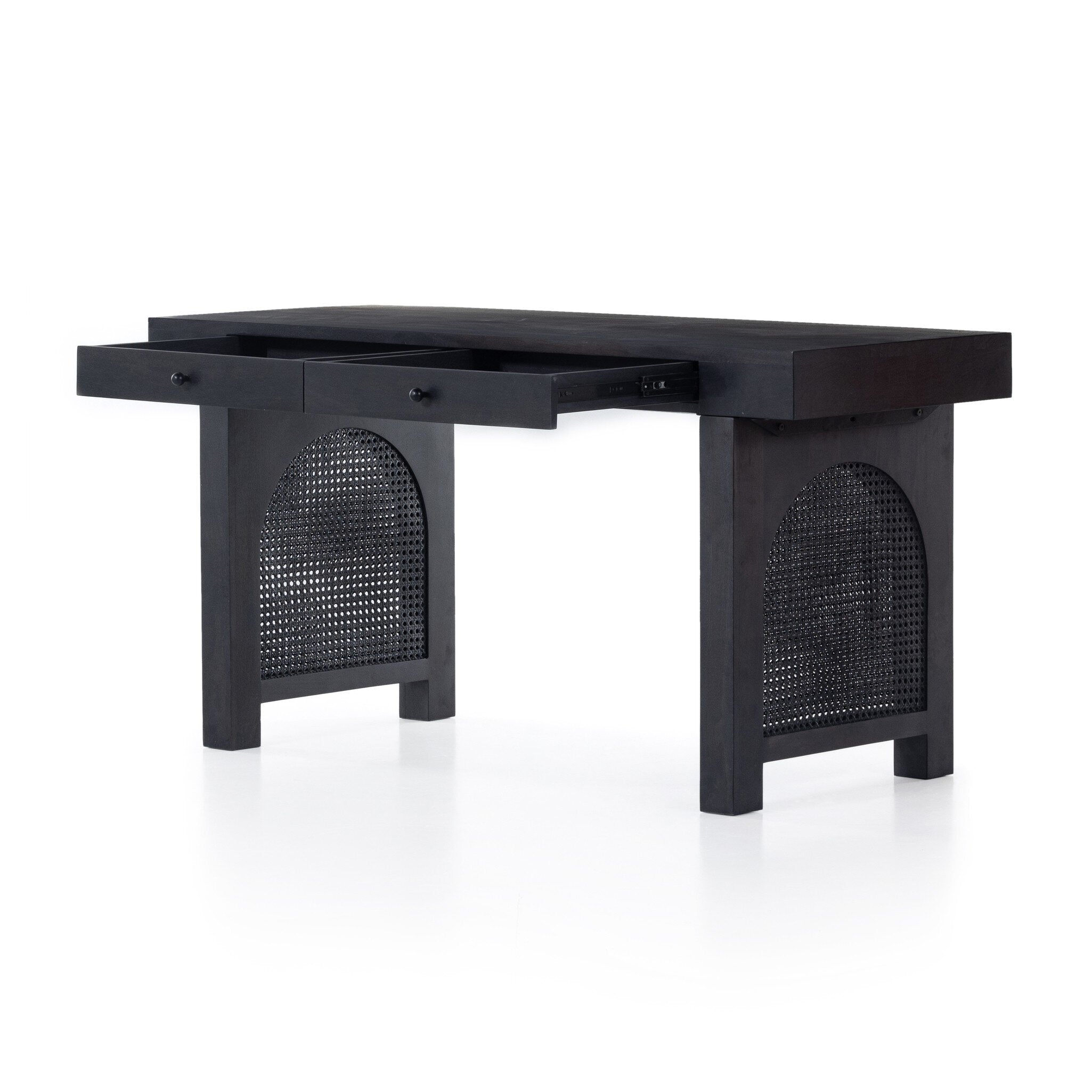 Tilda Desk - Black Wash Mango