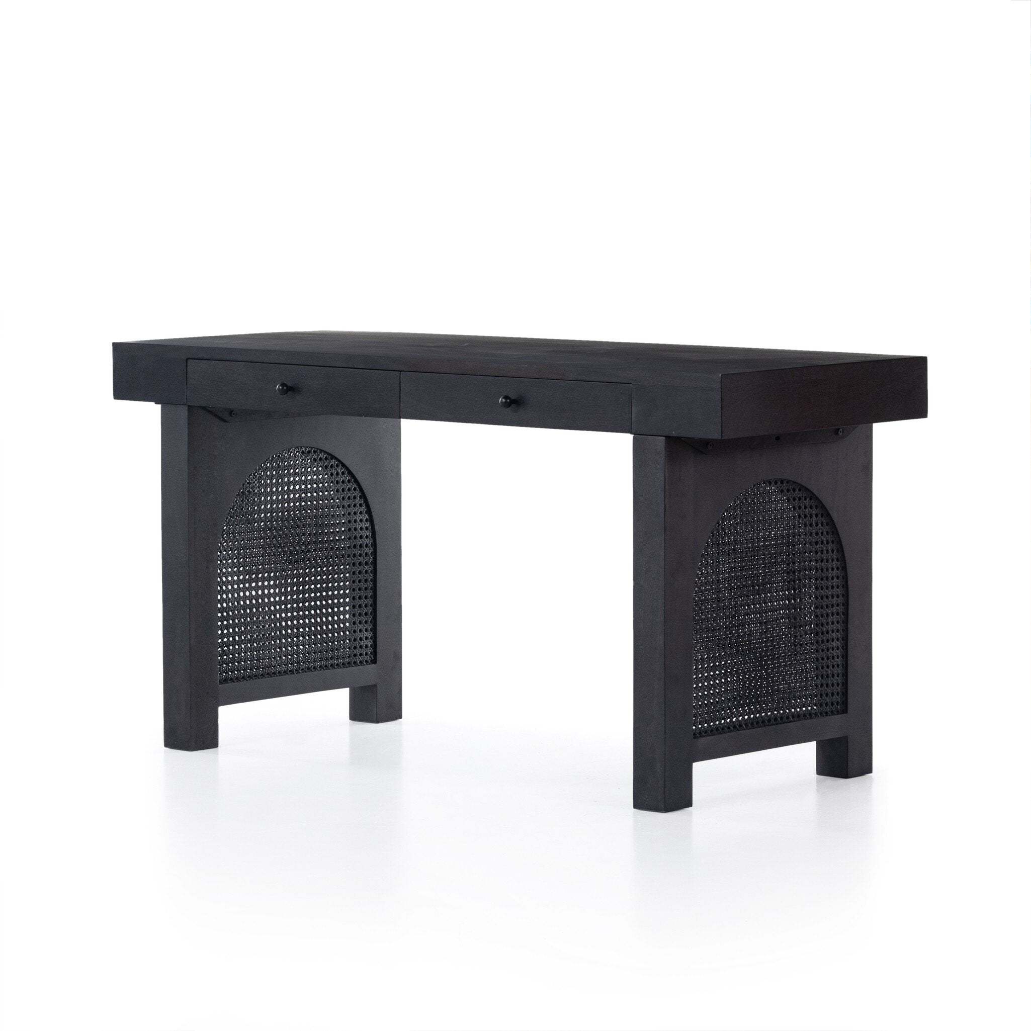 Tilda Desk - Black Wash Mango