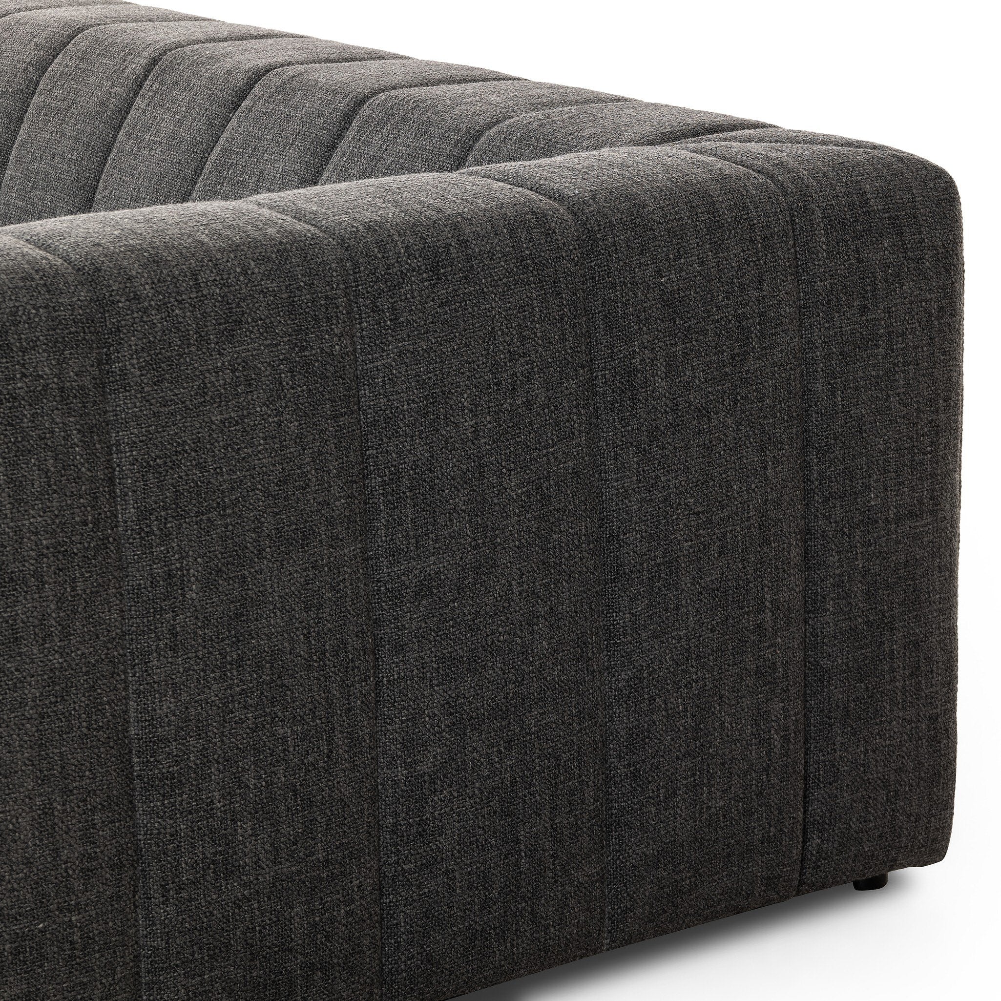 Langham Channeled Sofa - Saxon Charcoal