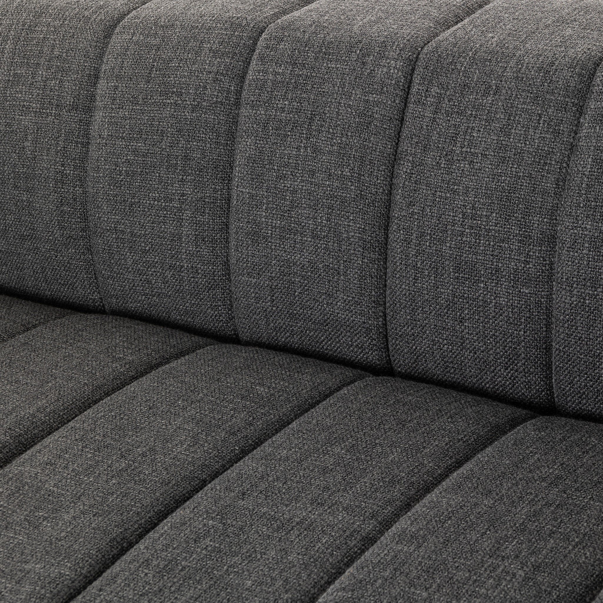 Langham Channeled Sofa - Saxon Charcoal