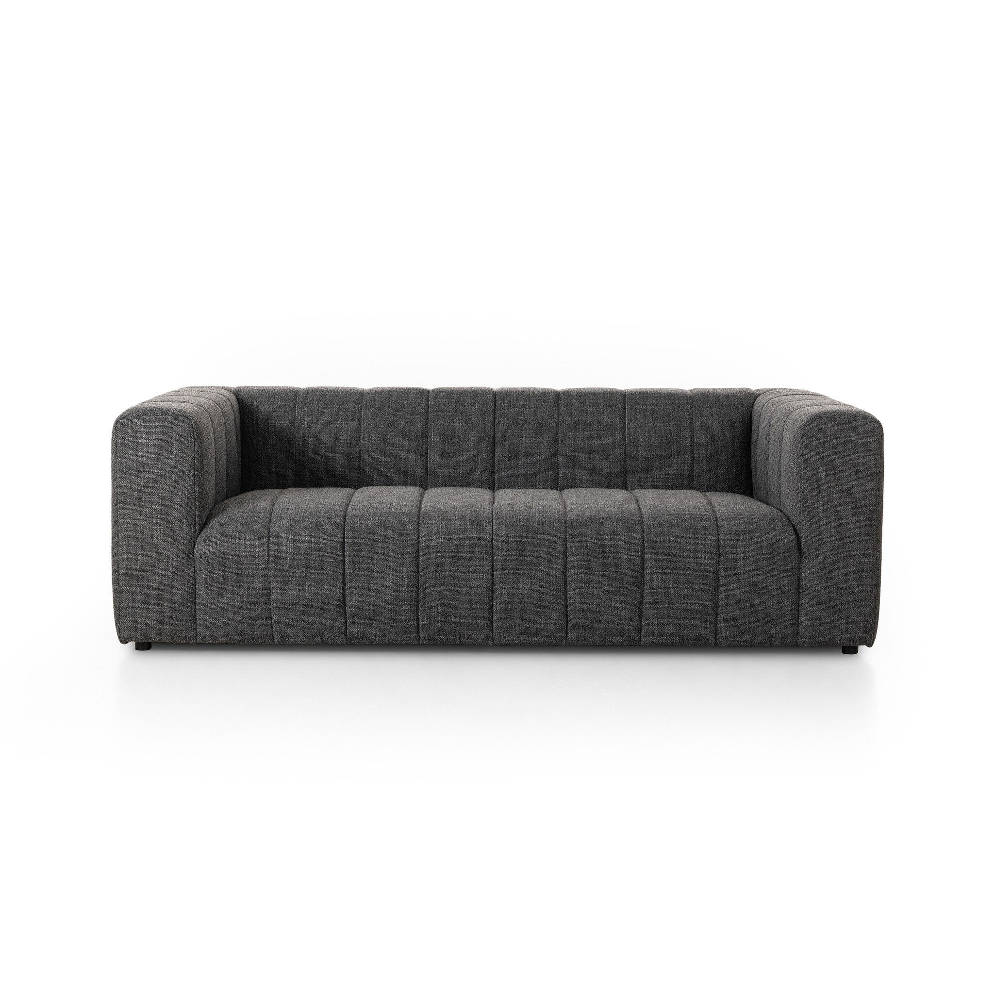 Langham Channeled Sofa - Saxon Charcoal