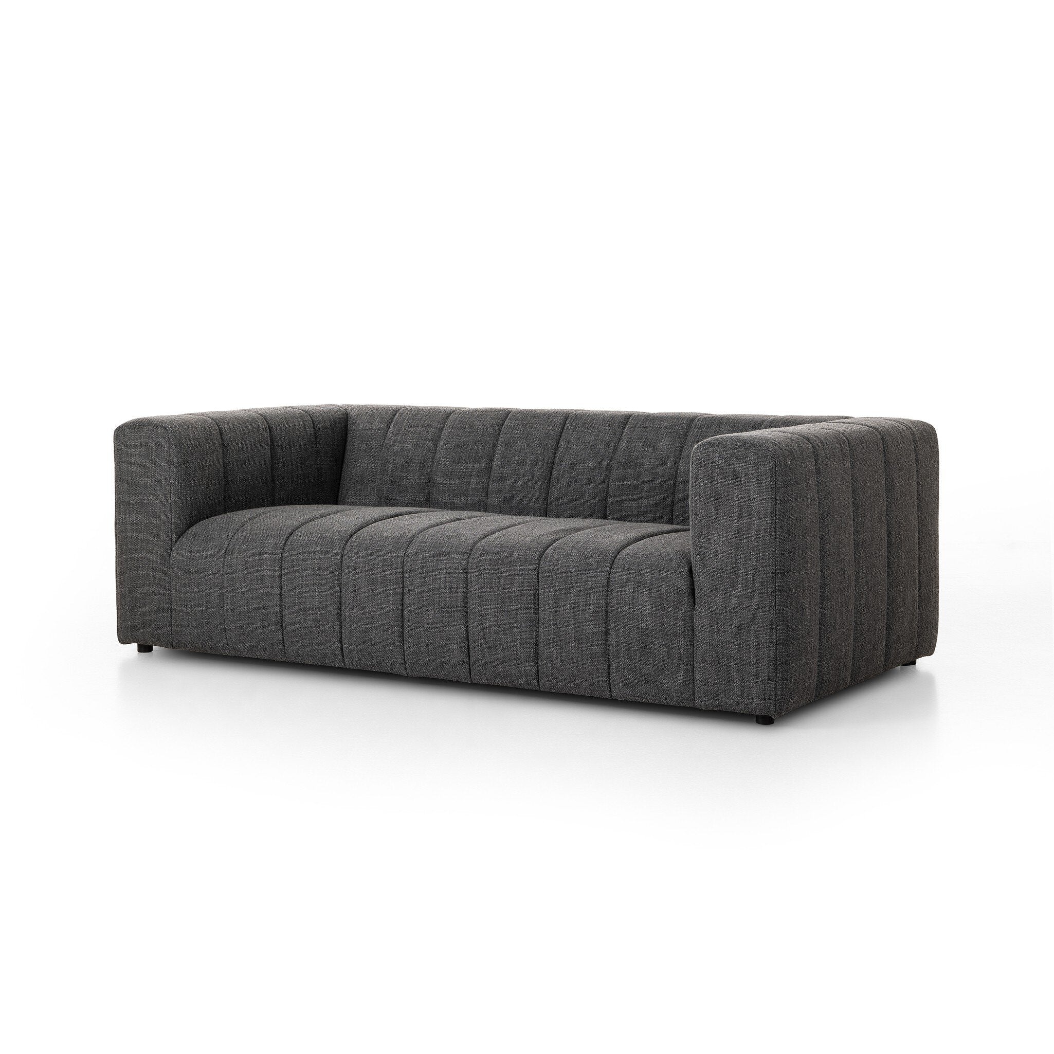 Langham Channeled Sofa - Saxon Charcoal