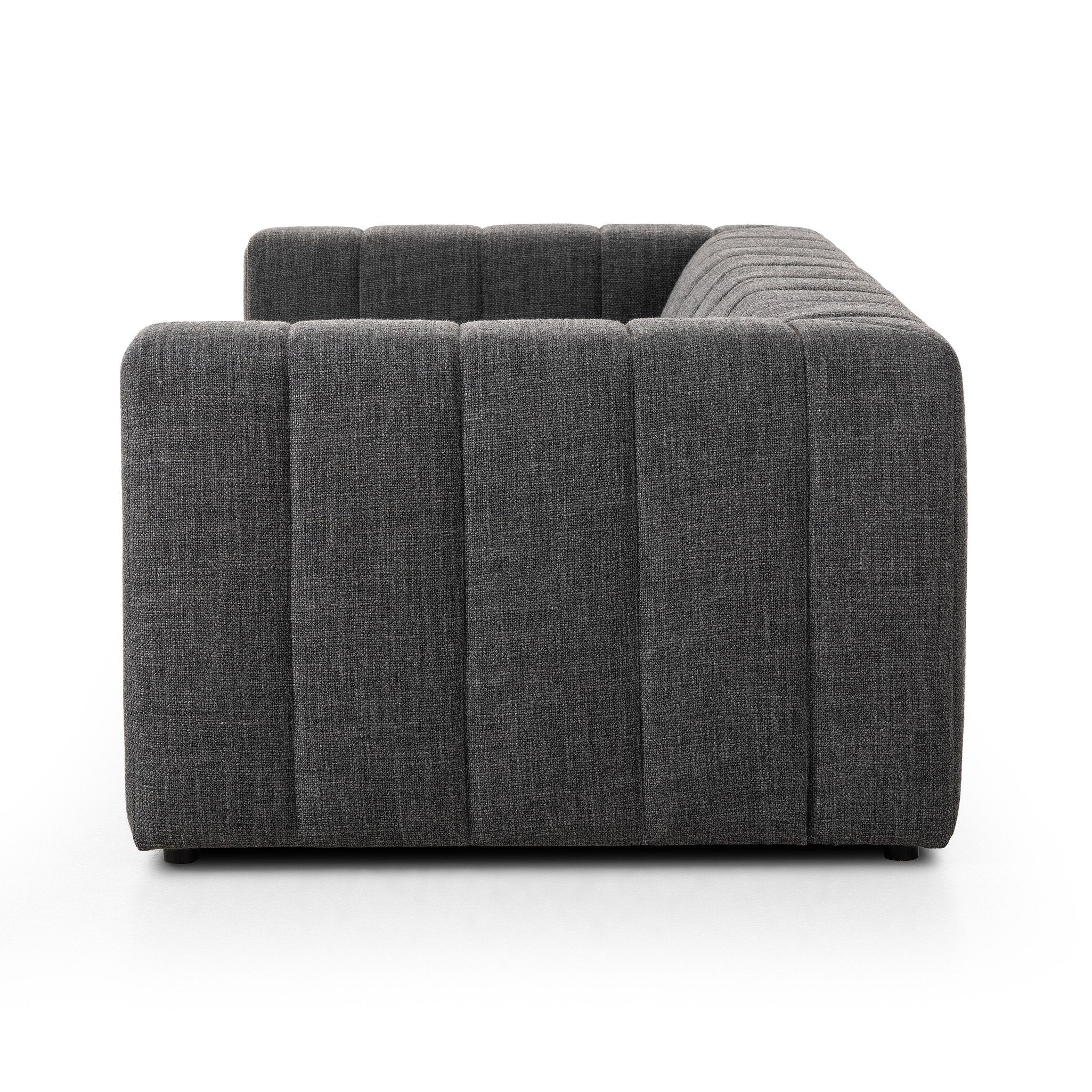 Langham Channeled Sofa - Saxon Charcoal