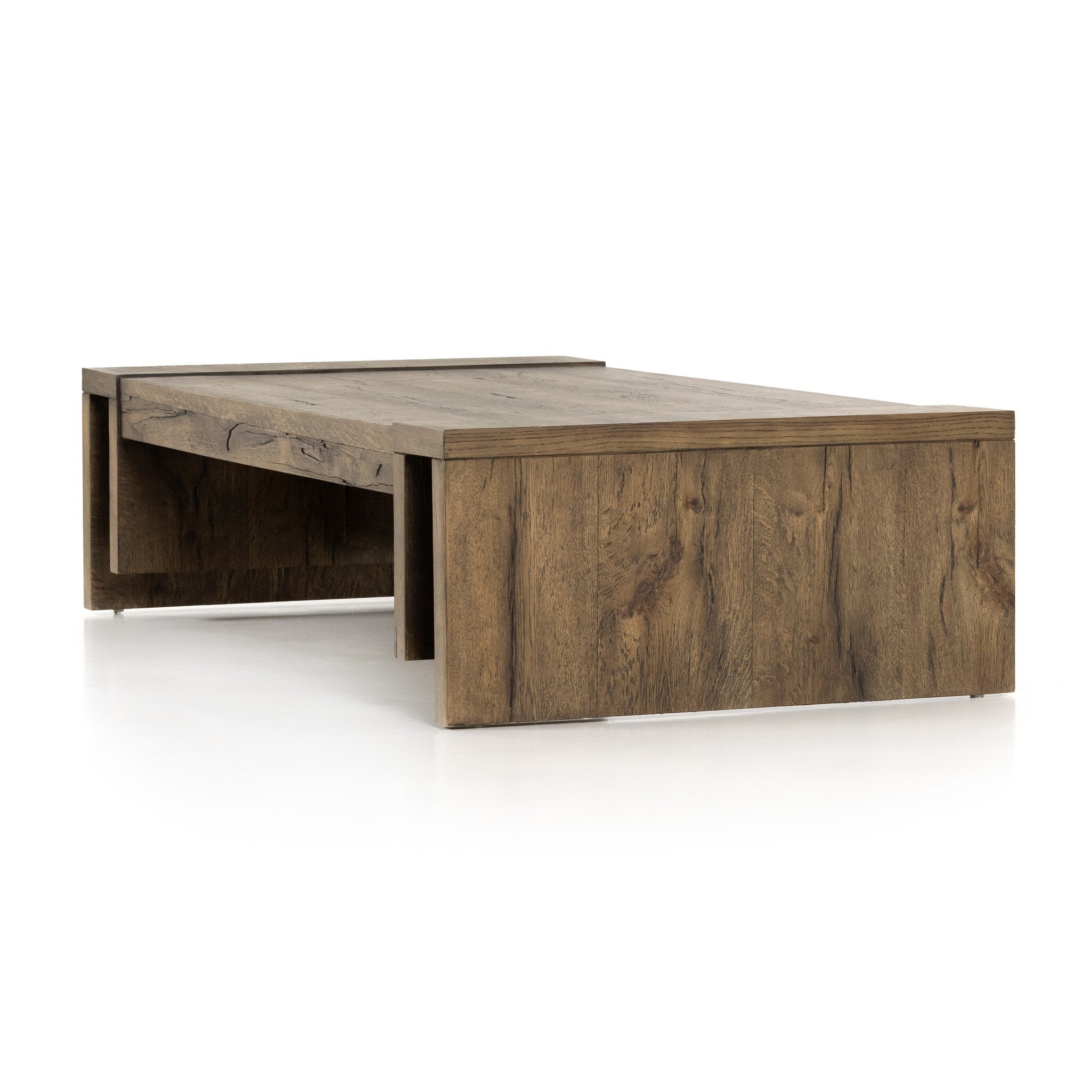 Beam Coffee Table - Rustic Fawn Veneer