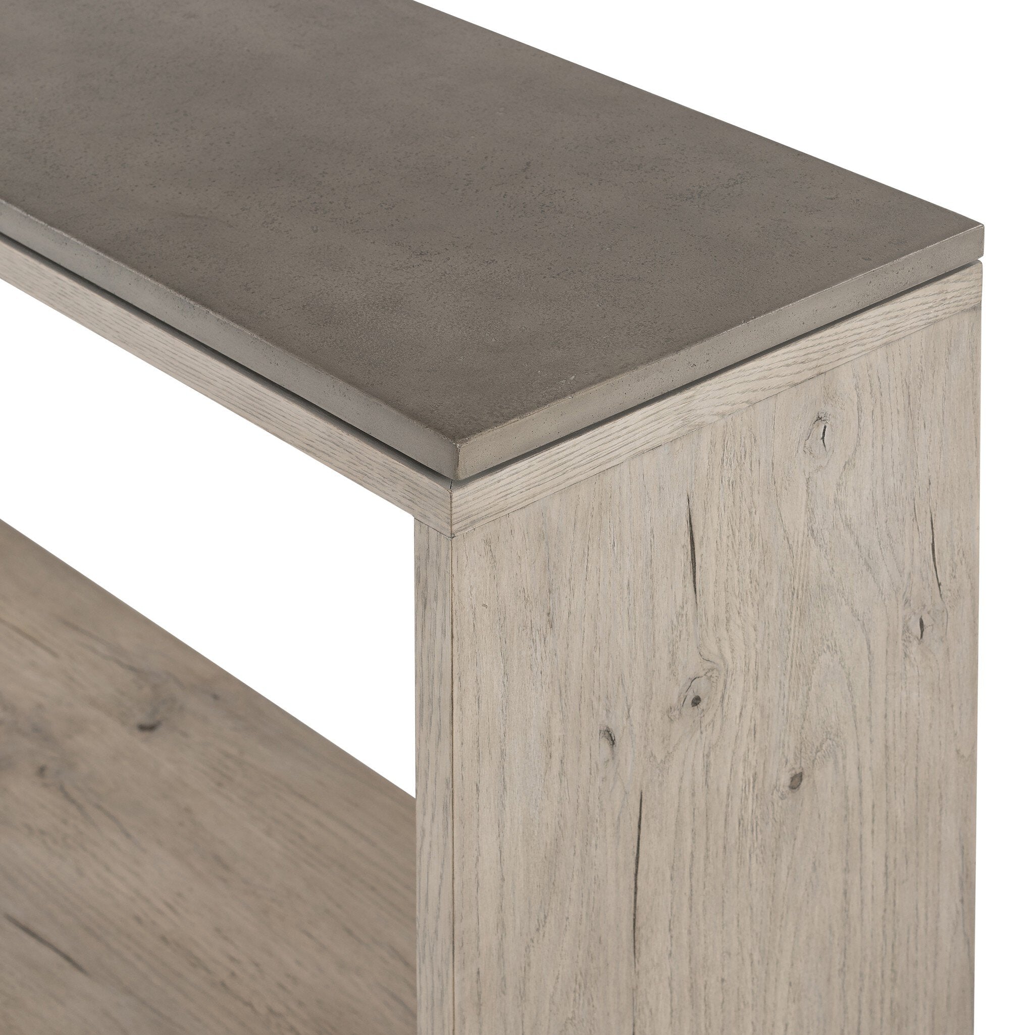 Faro Console Table - Dark Grey Concrete