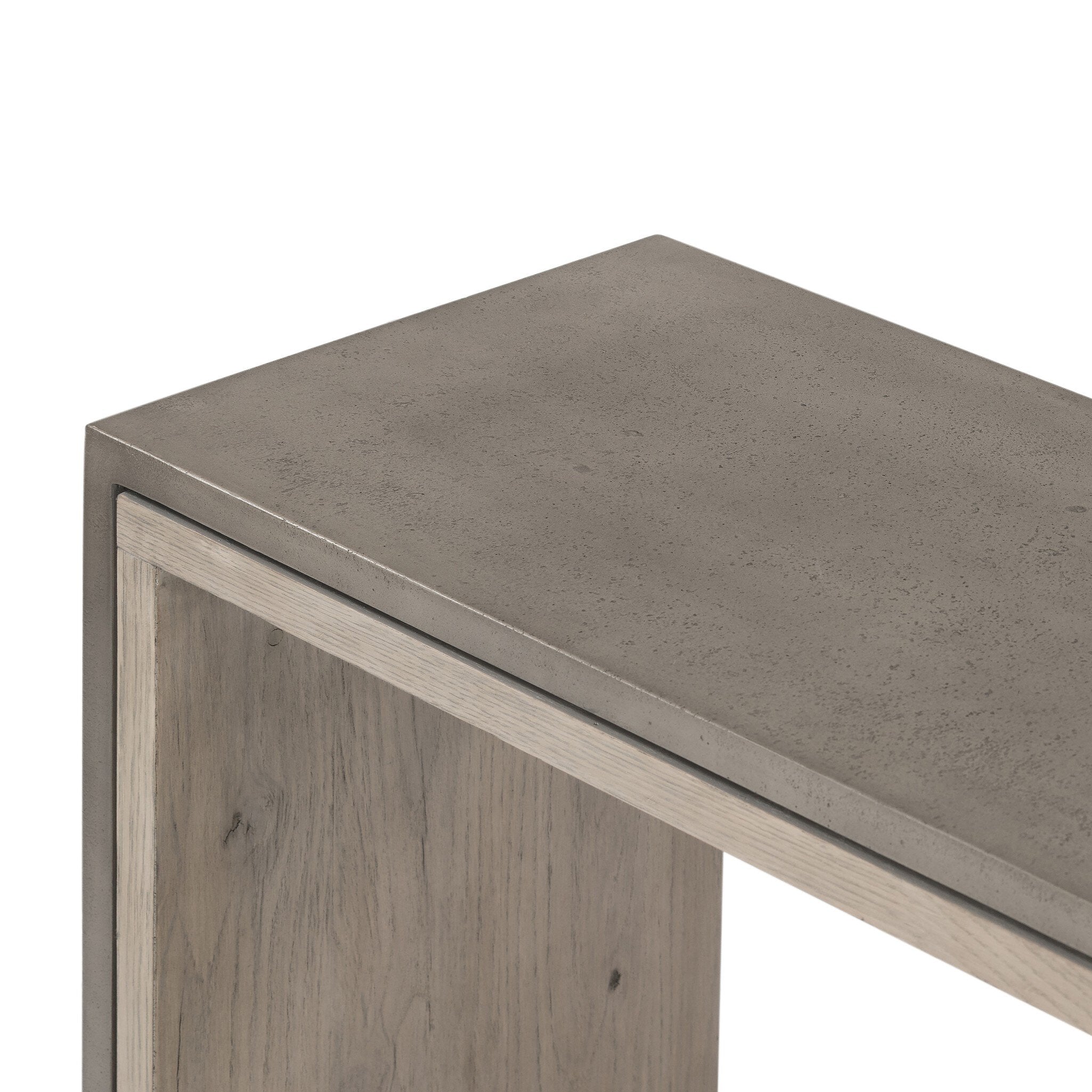 Faro Console Table - Dark Grey Concrete