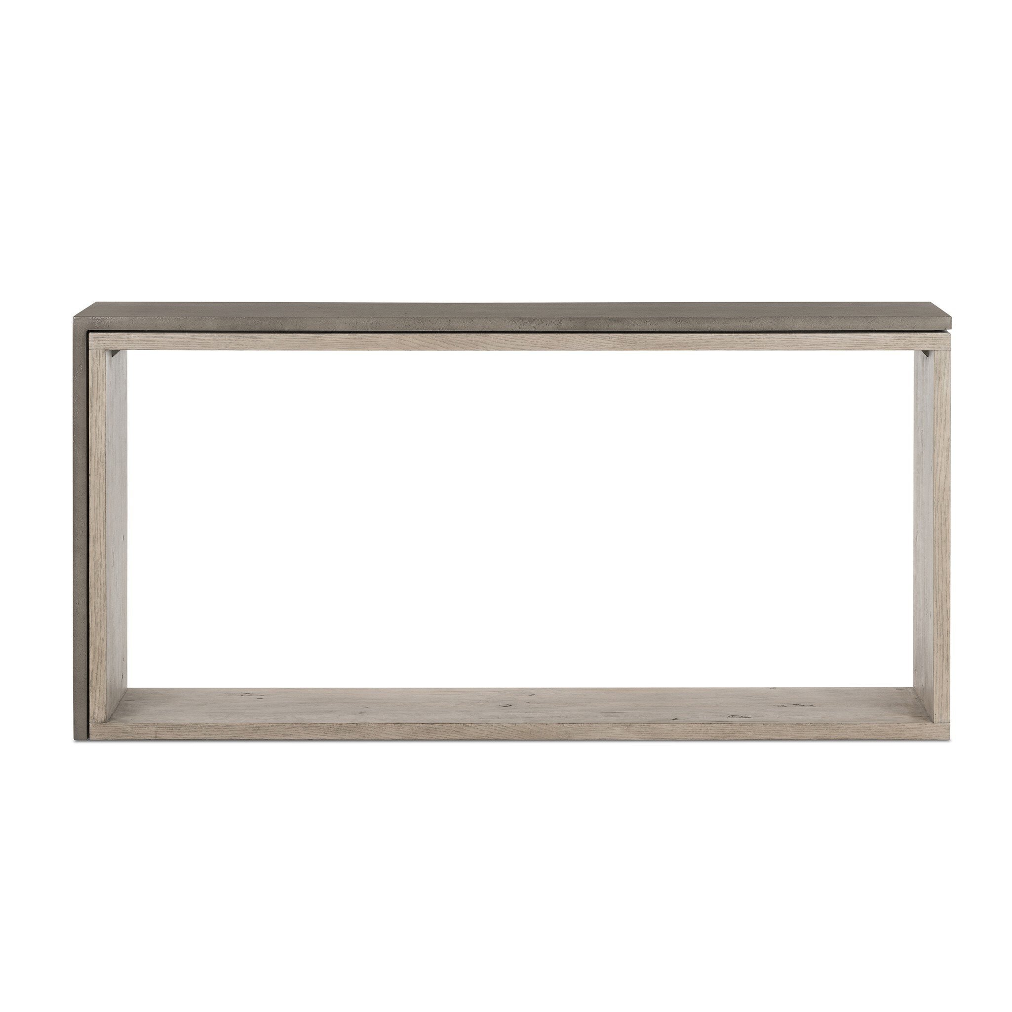 Faro Console Table - Dark Grey Concrete