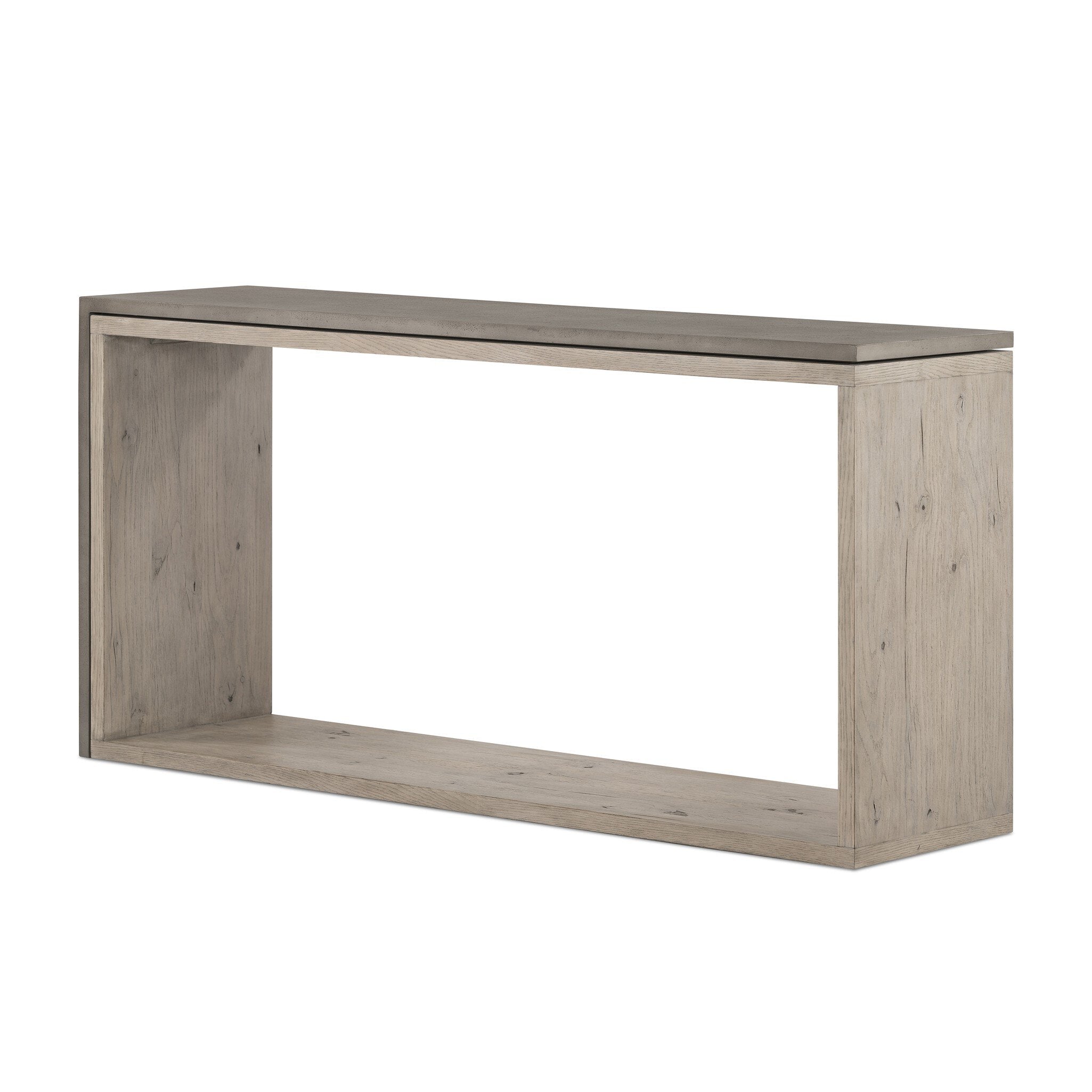 Faro Console Table - Dark Grey Concrete