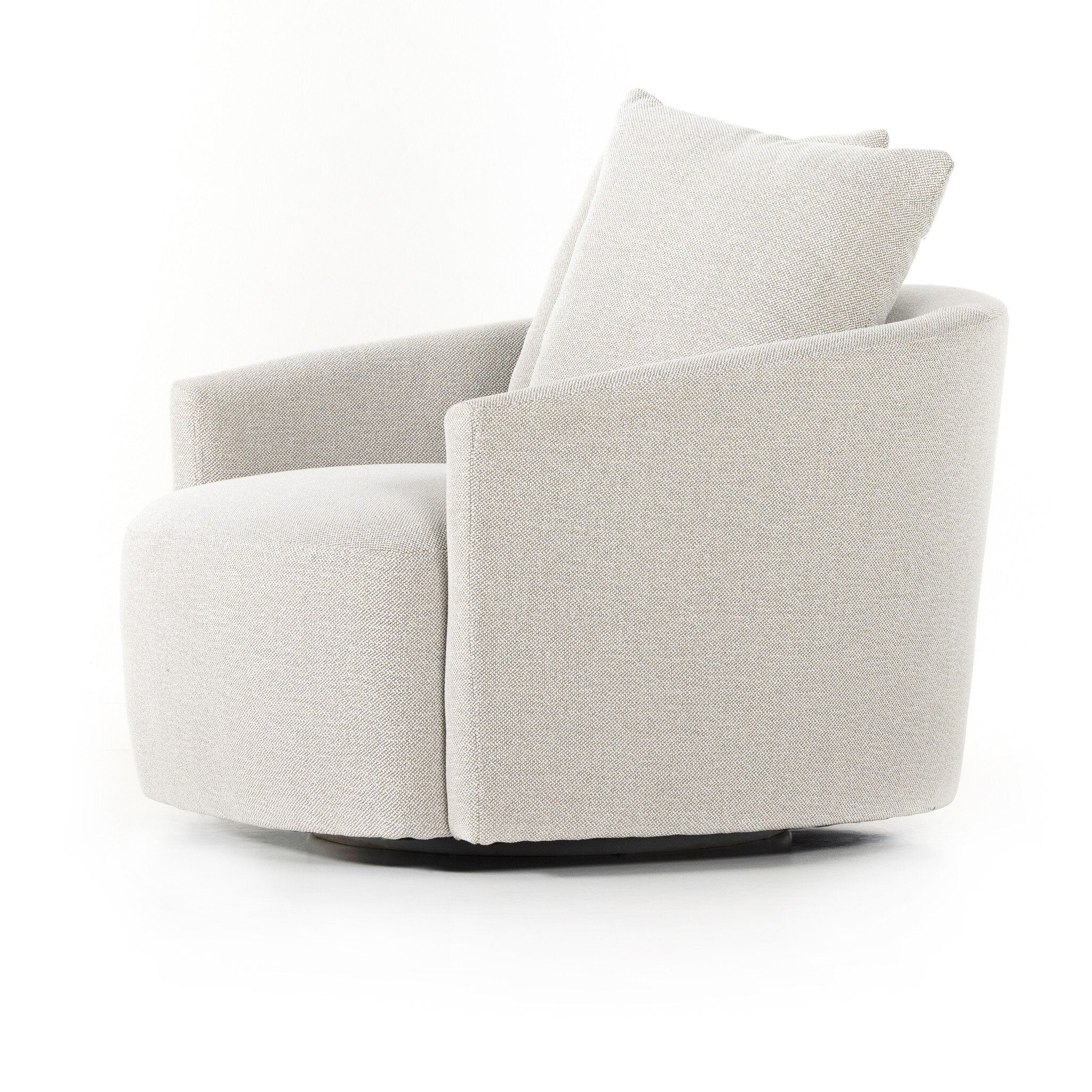 Chloe Swivel Chair - Delta Bisque