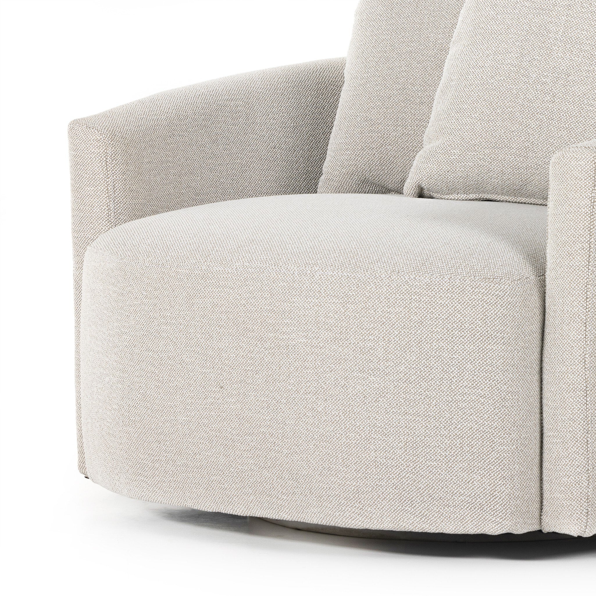 Chloe Swivel Chair - Delta Bisque