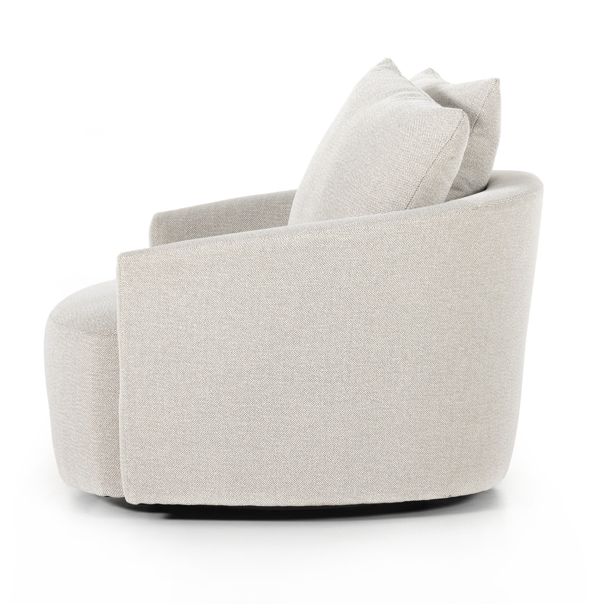 Chloe Swivel Chair - Delta Bisque