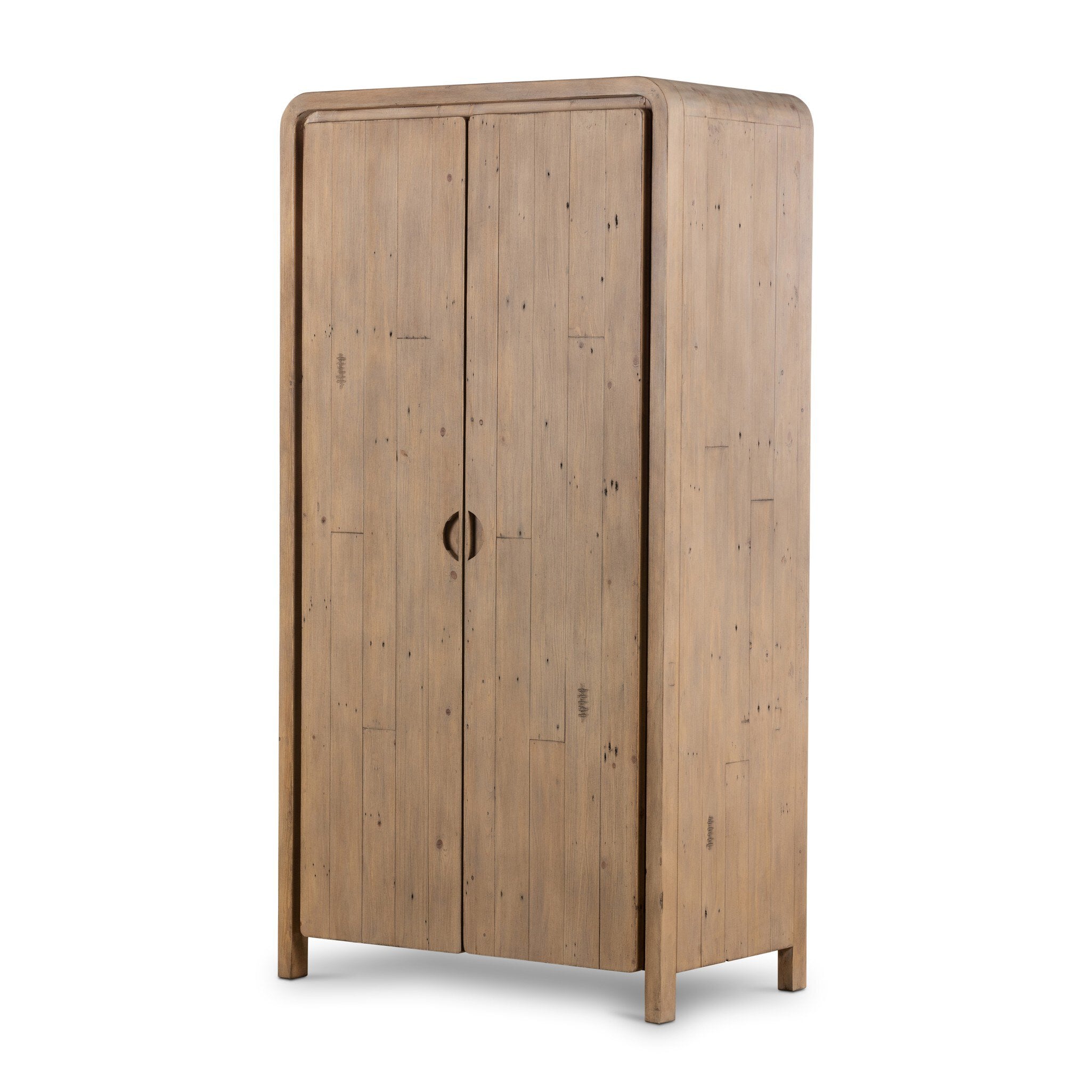 Everson Cabinet - Scrubbed Teak