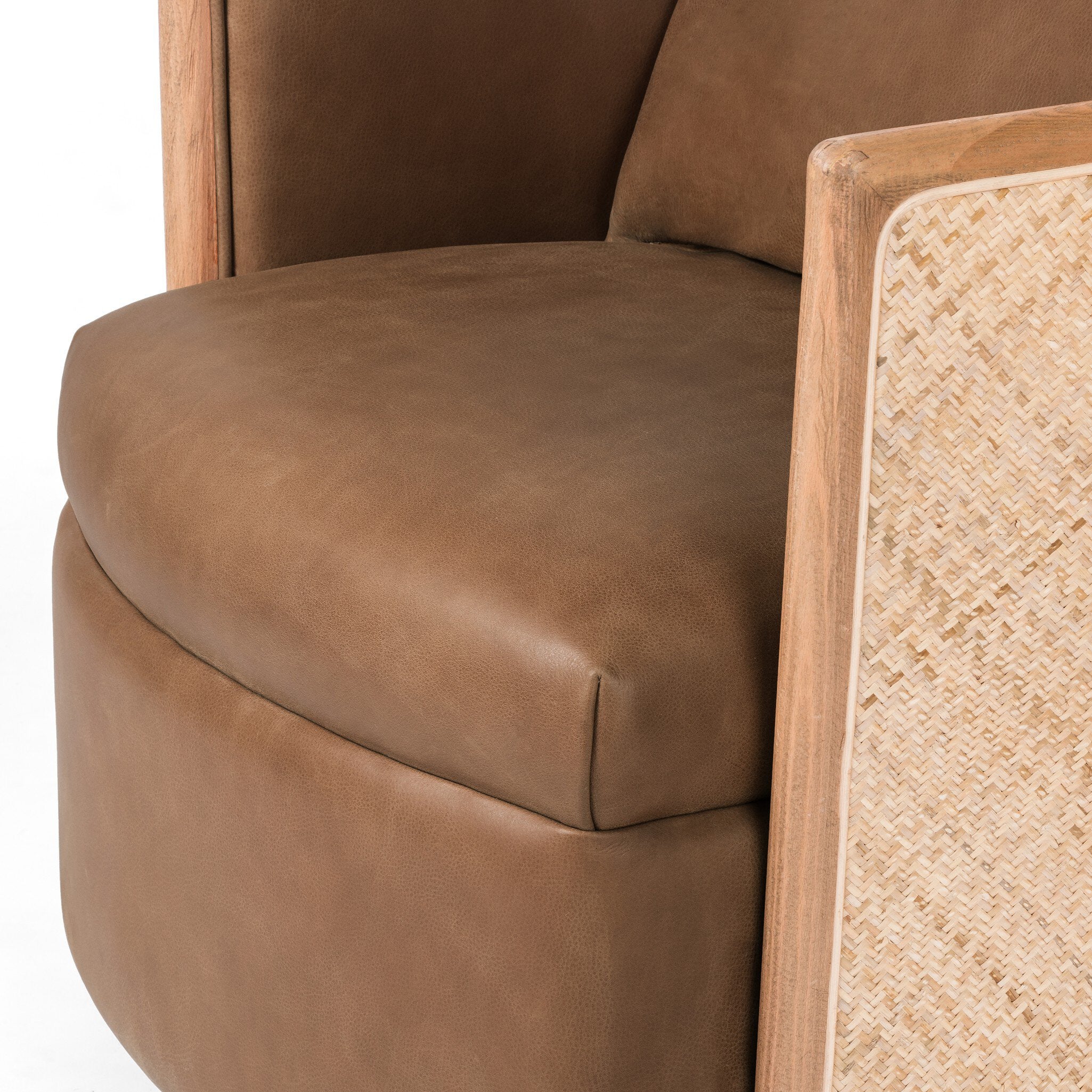 Newbury Swivel Chair - Palermo Cognac