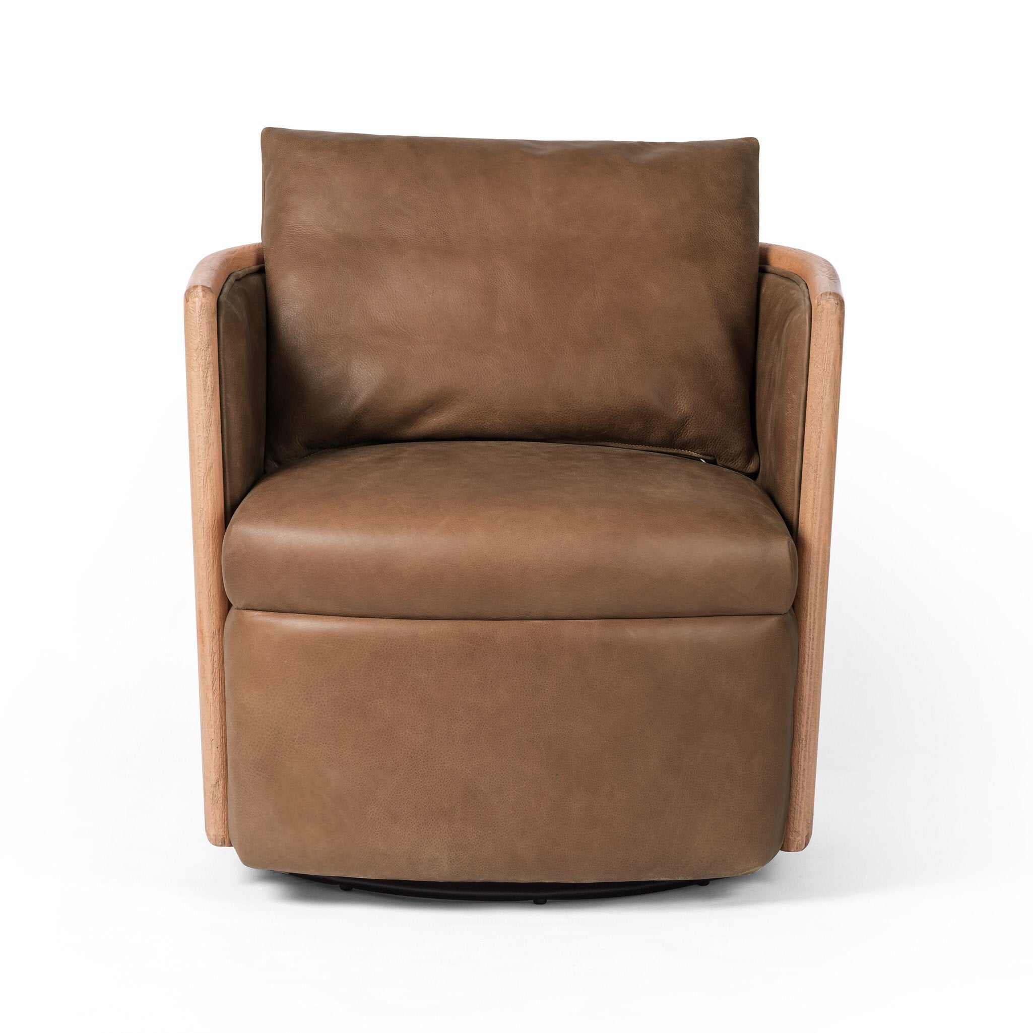 Newbury Swivel Chair - Palermo Cognac