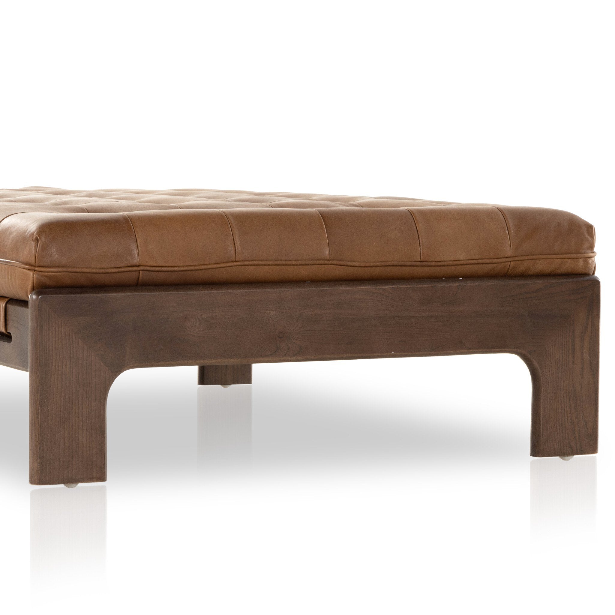 Halston Cocktail Ottoman - Heirloom Sienna