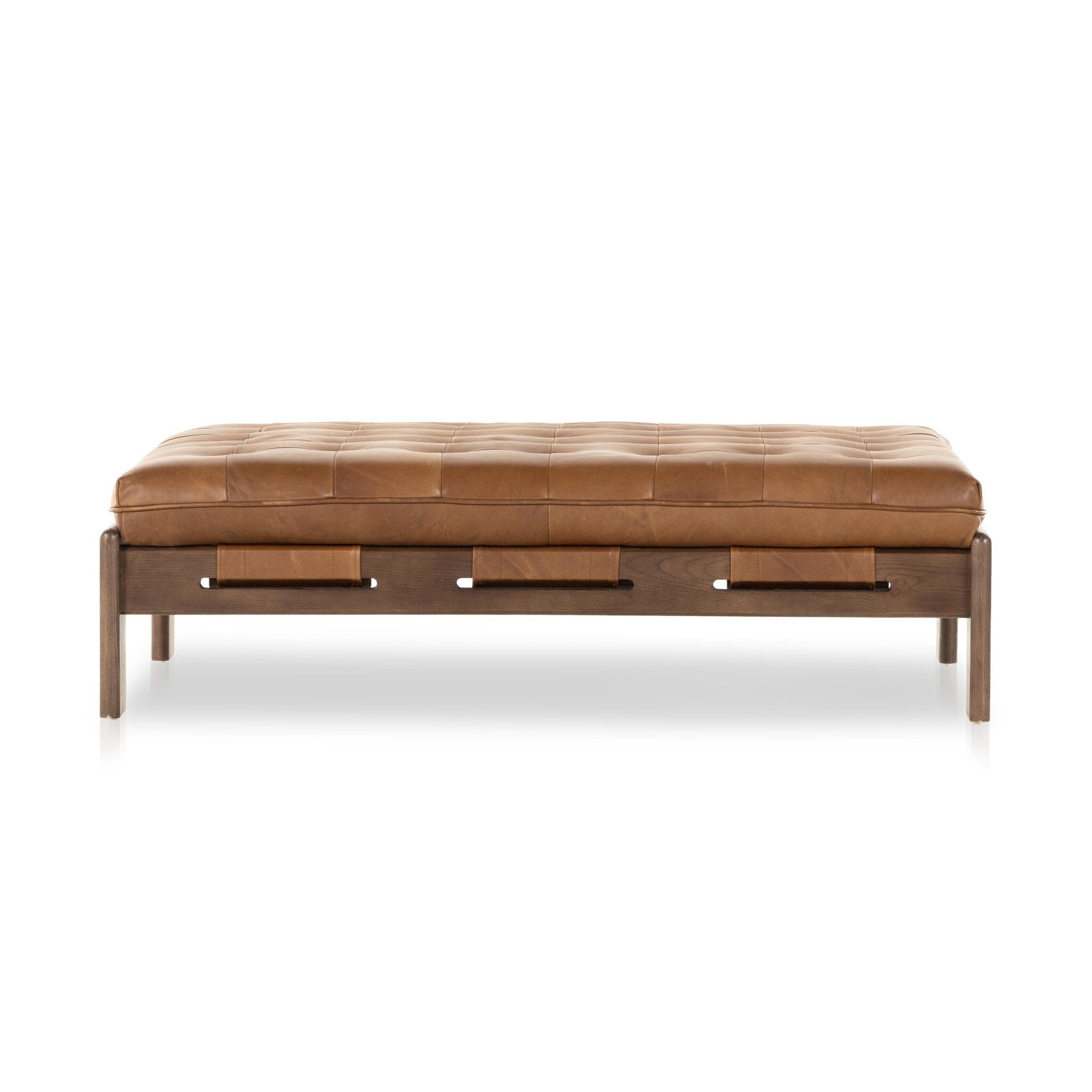 Halston Cocktail Ottoman - Heirloom Sienna