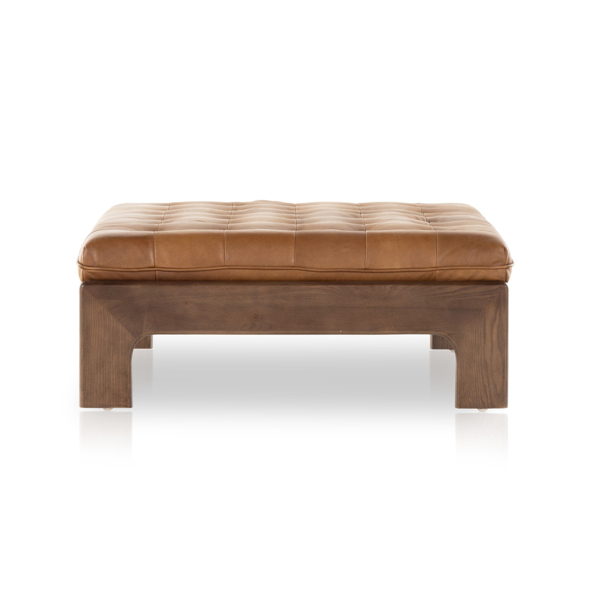 Halston Cocktail Ottoman - Heirloom Sienna