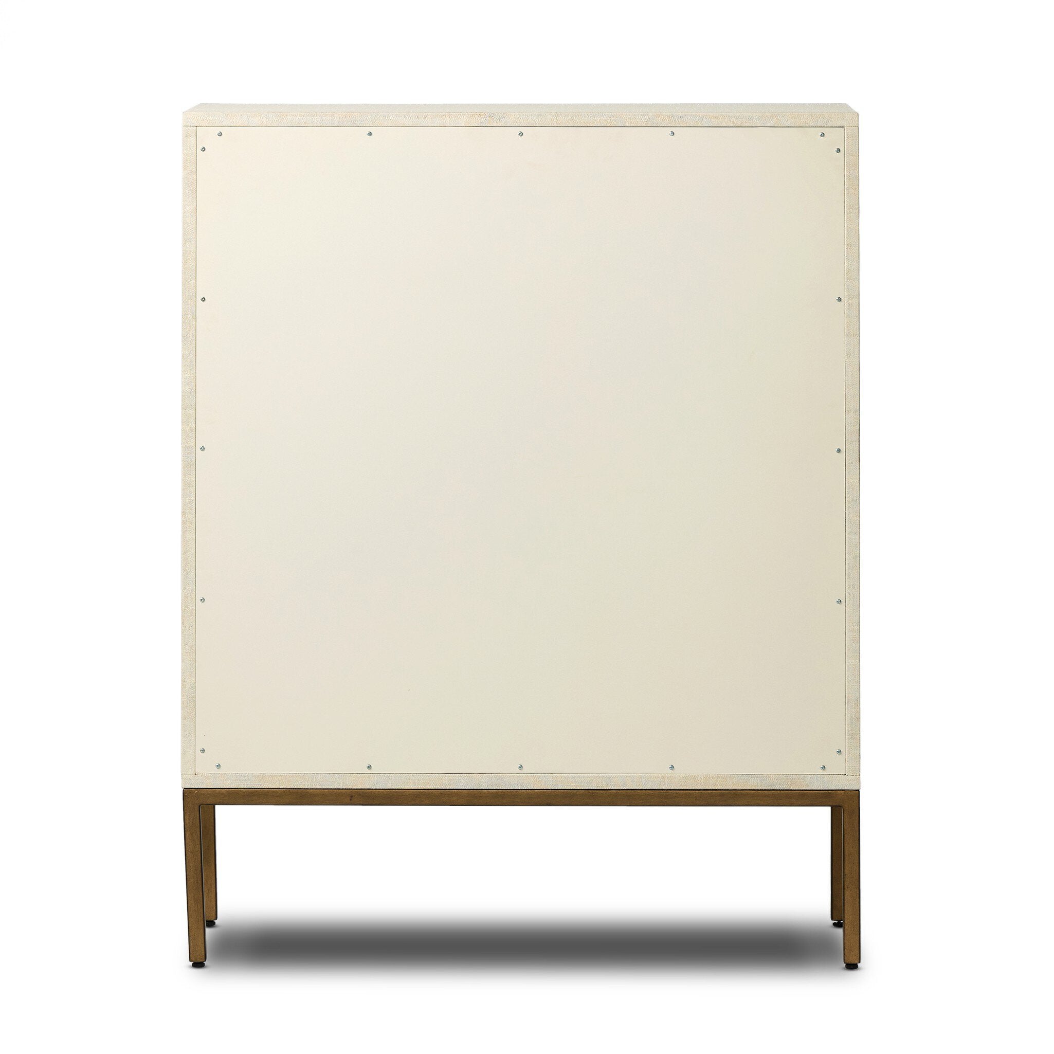 Cressida Bar Cabinet - Ivory Painted Linen