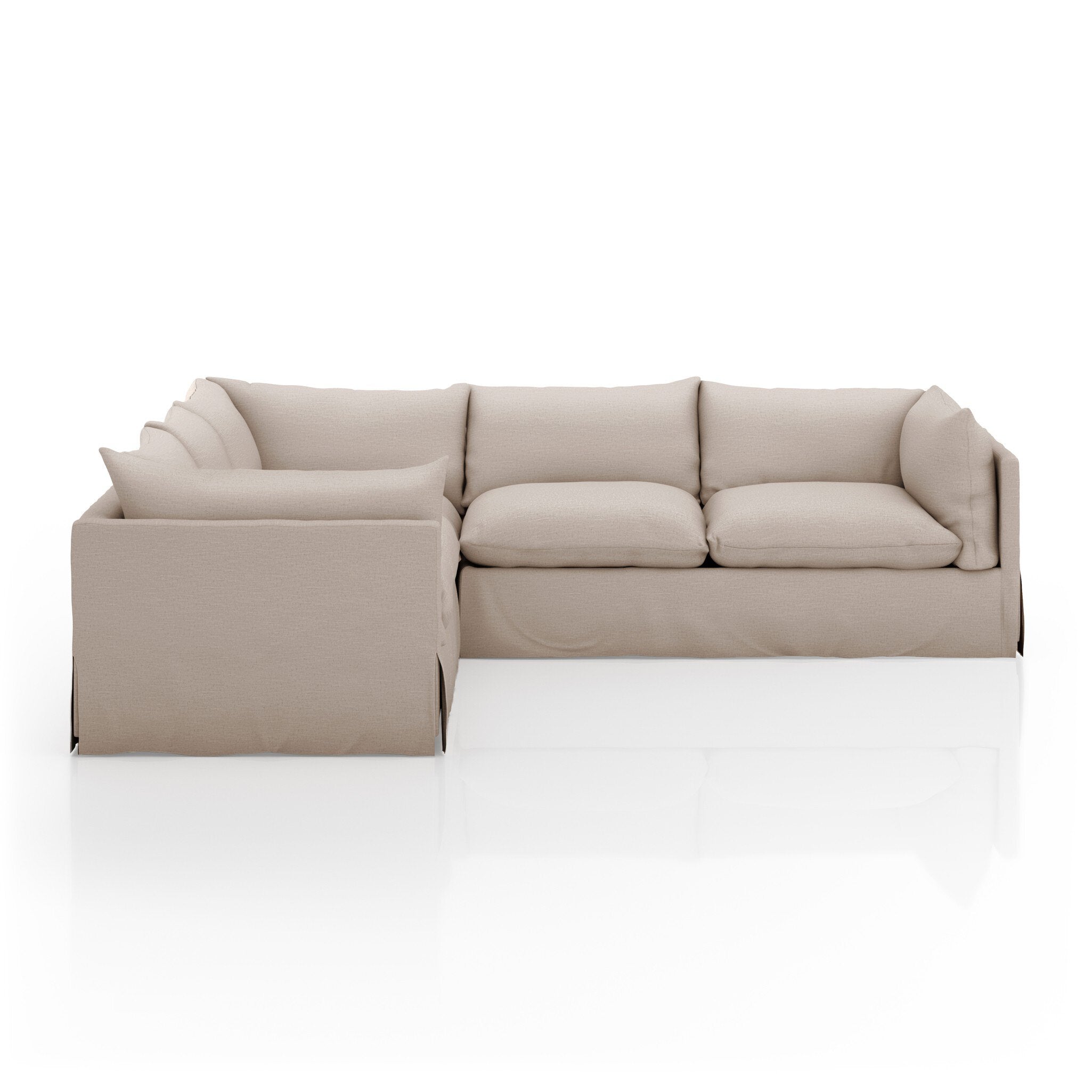 Habitat Slipcover 3-Piece Sectional - Valley Nimbus