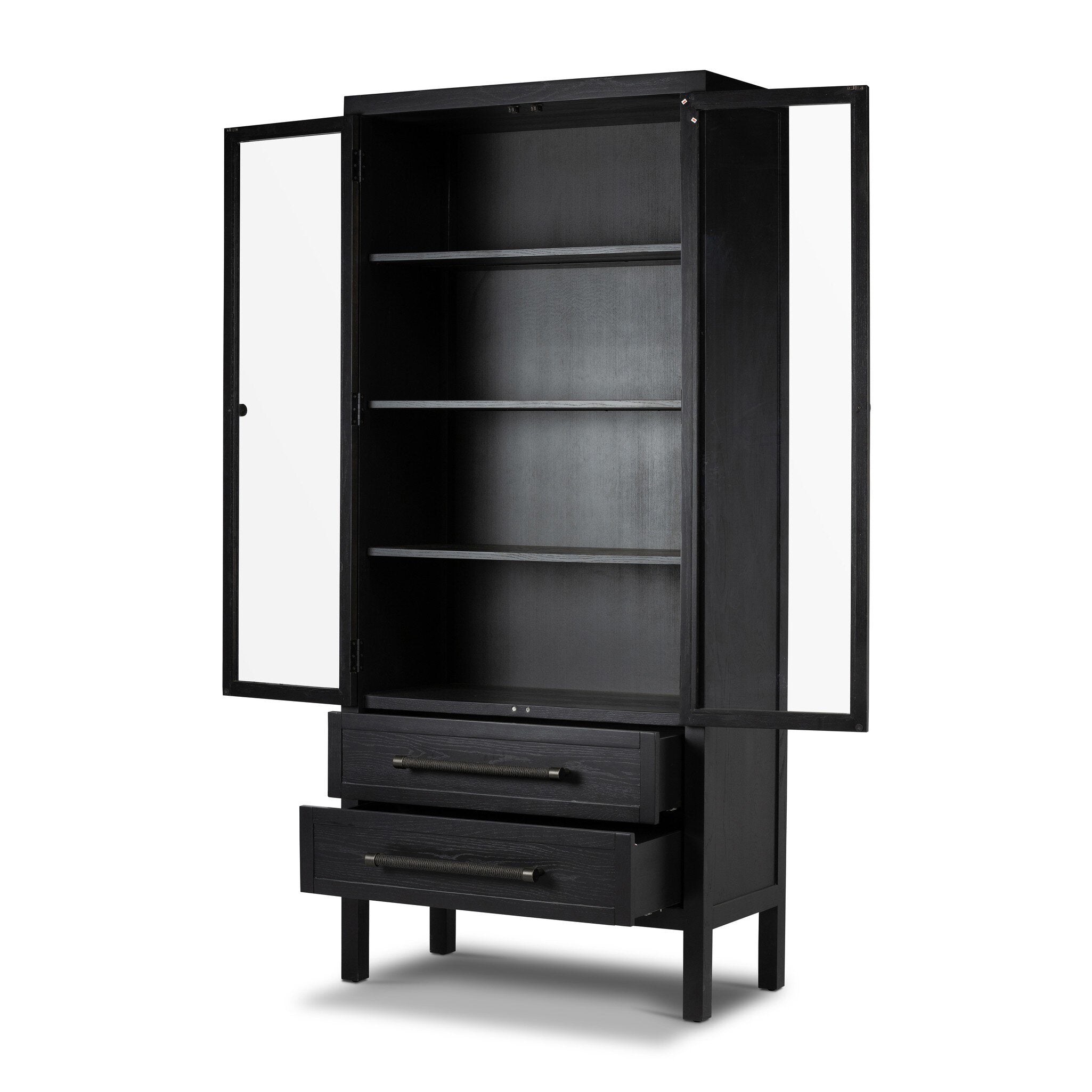 Laker Cabinet - Black Oak