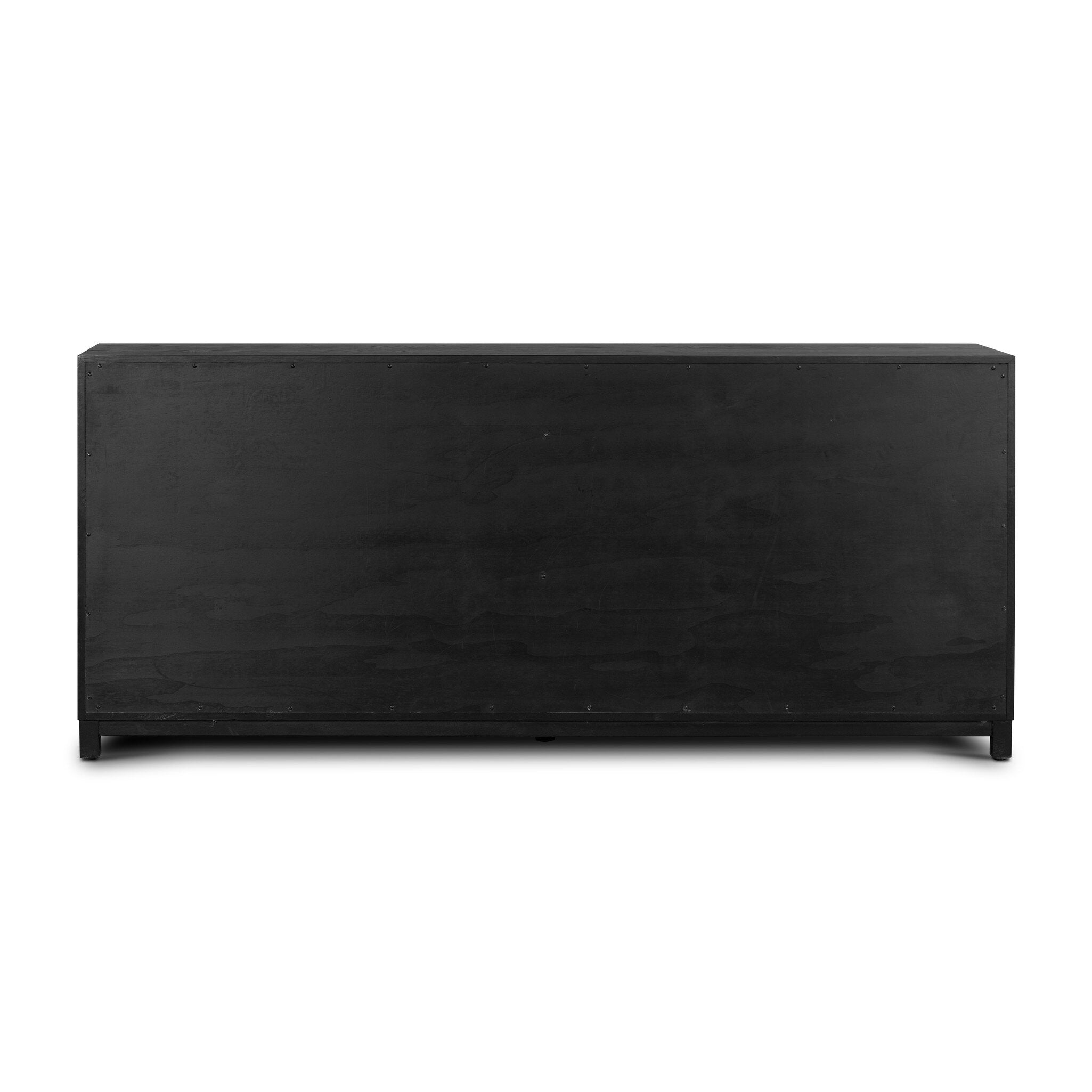 Millie 6 Drawer Dresser - Drifted Matte Black Veneer