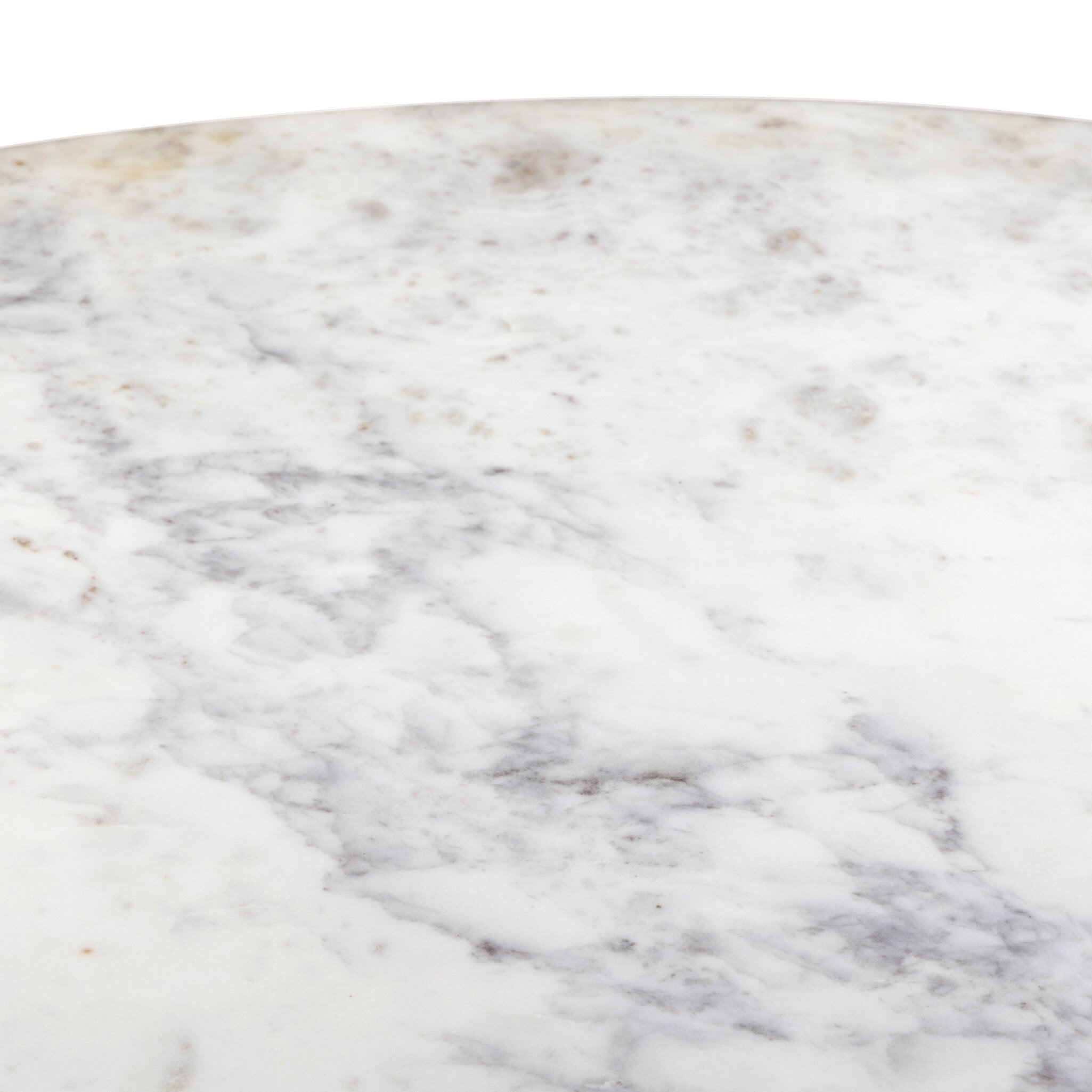 Mariah Round Dining Table 60" - White Marble