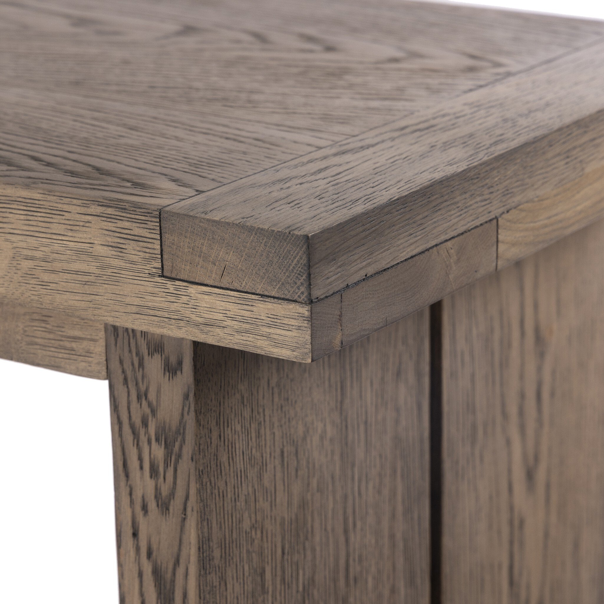 Warby Console Table - Worn Oak Veneer