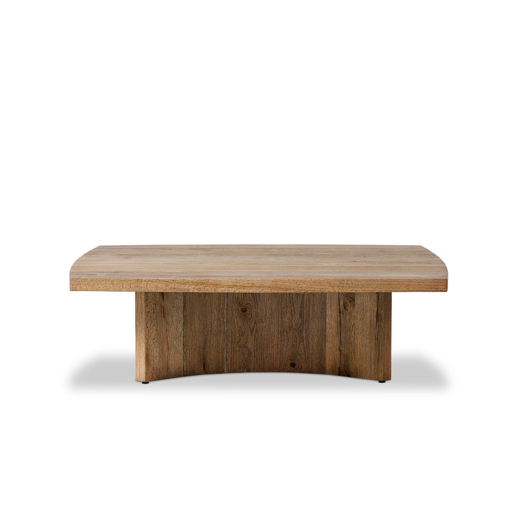Brinton Square Coffee Table - Rustic Oak Veneer