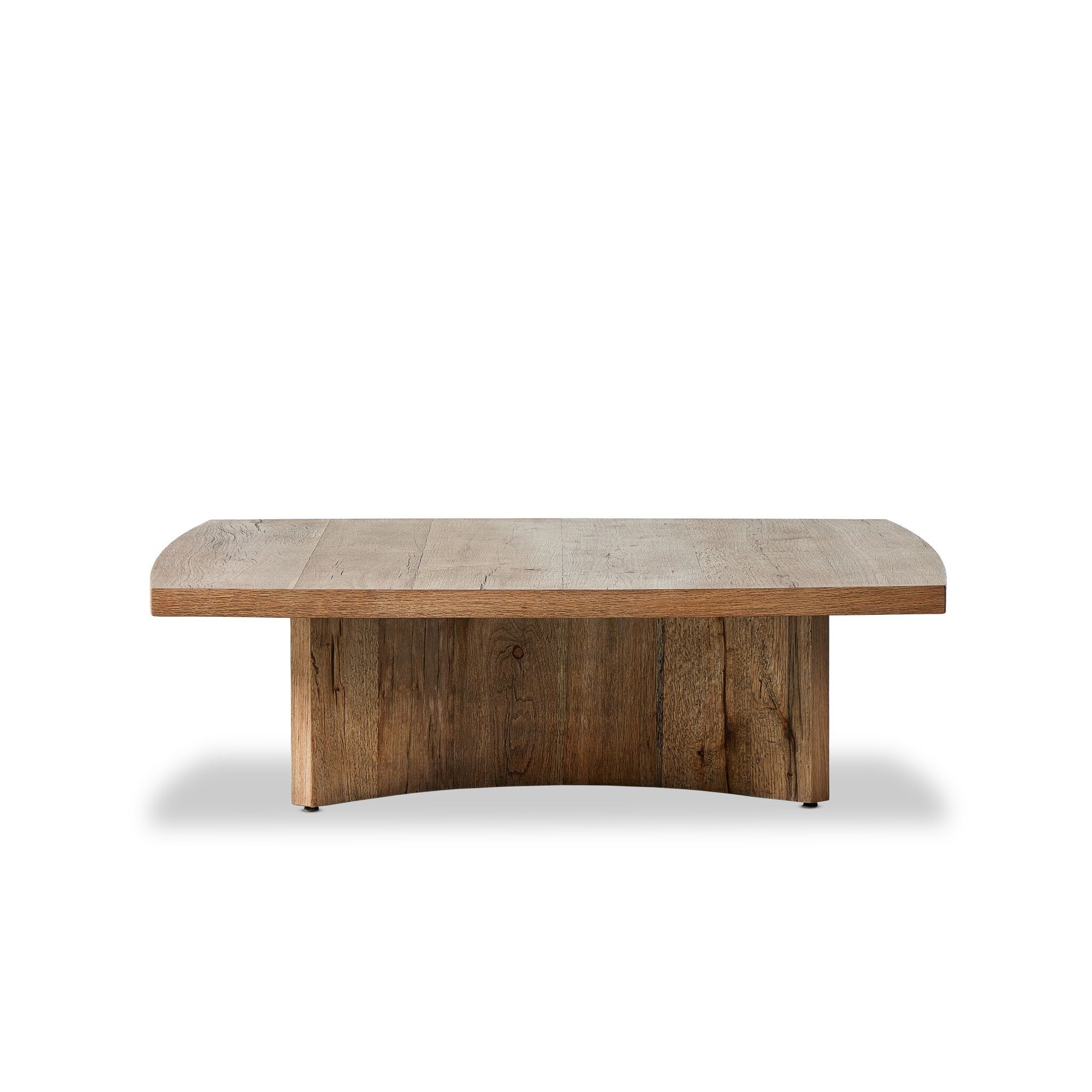 Brinton Square Coffee Table - Rustic Oak Veneer