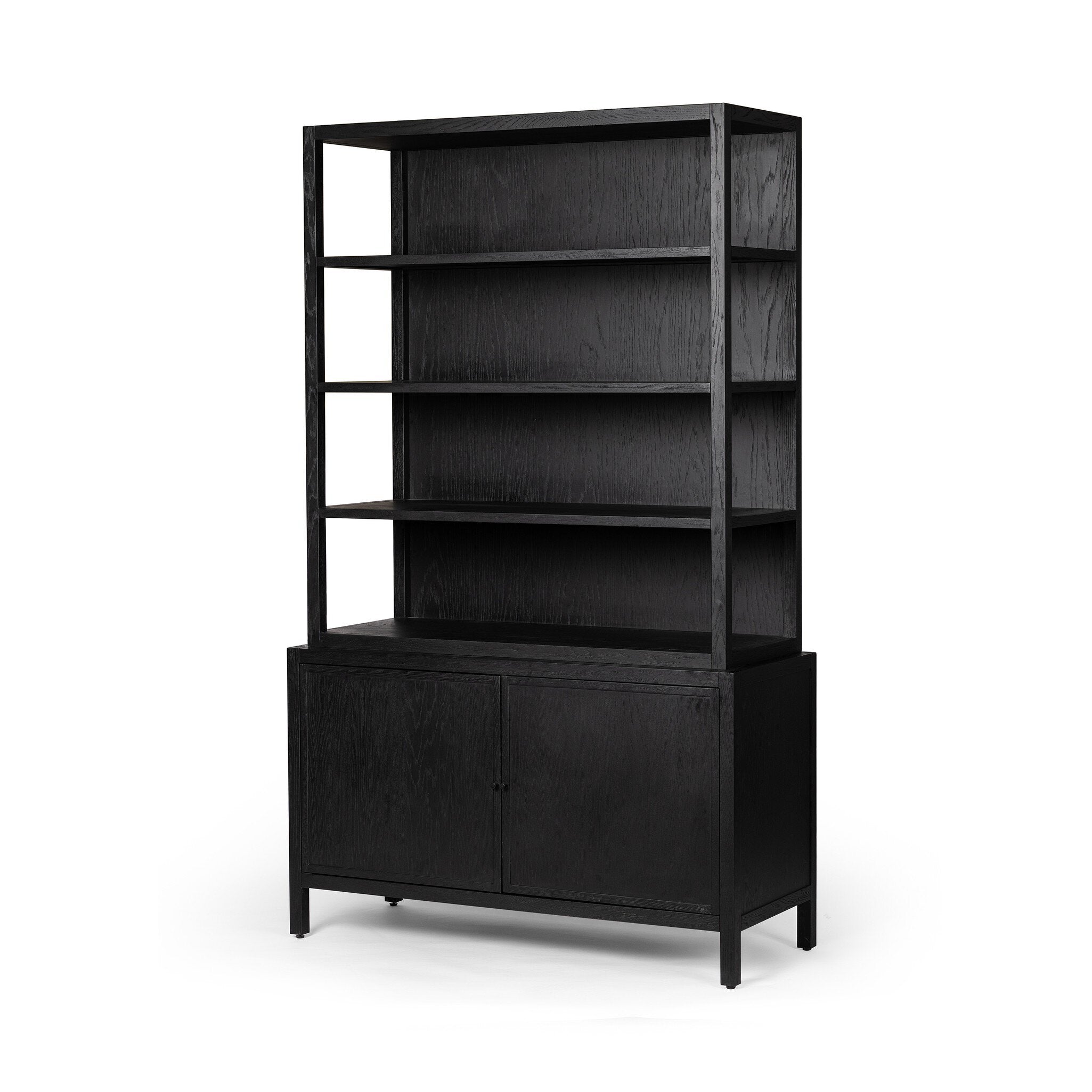 Hopkins Bookcase - Brushed Ebony Oak