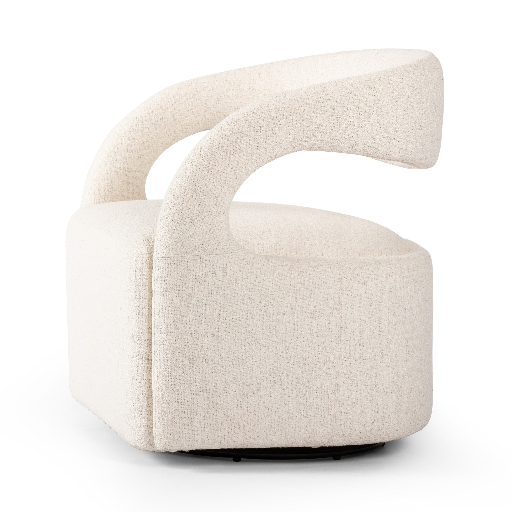 Hawkins Swivel Chair - Omari Natural