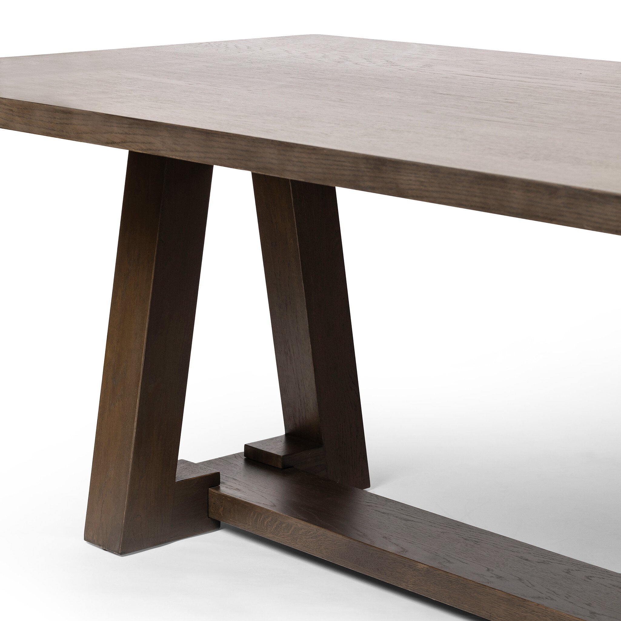 Silverton Dining Table - Sienna Brown Oak Veneer