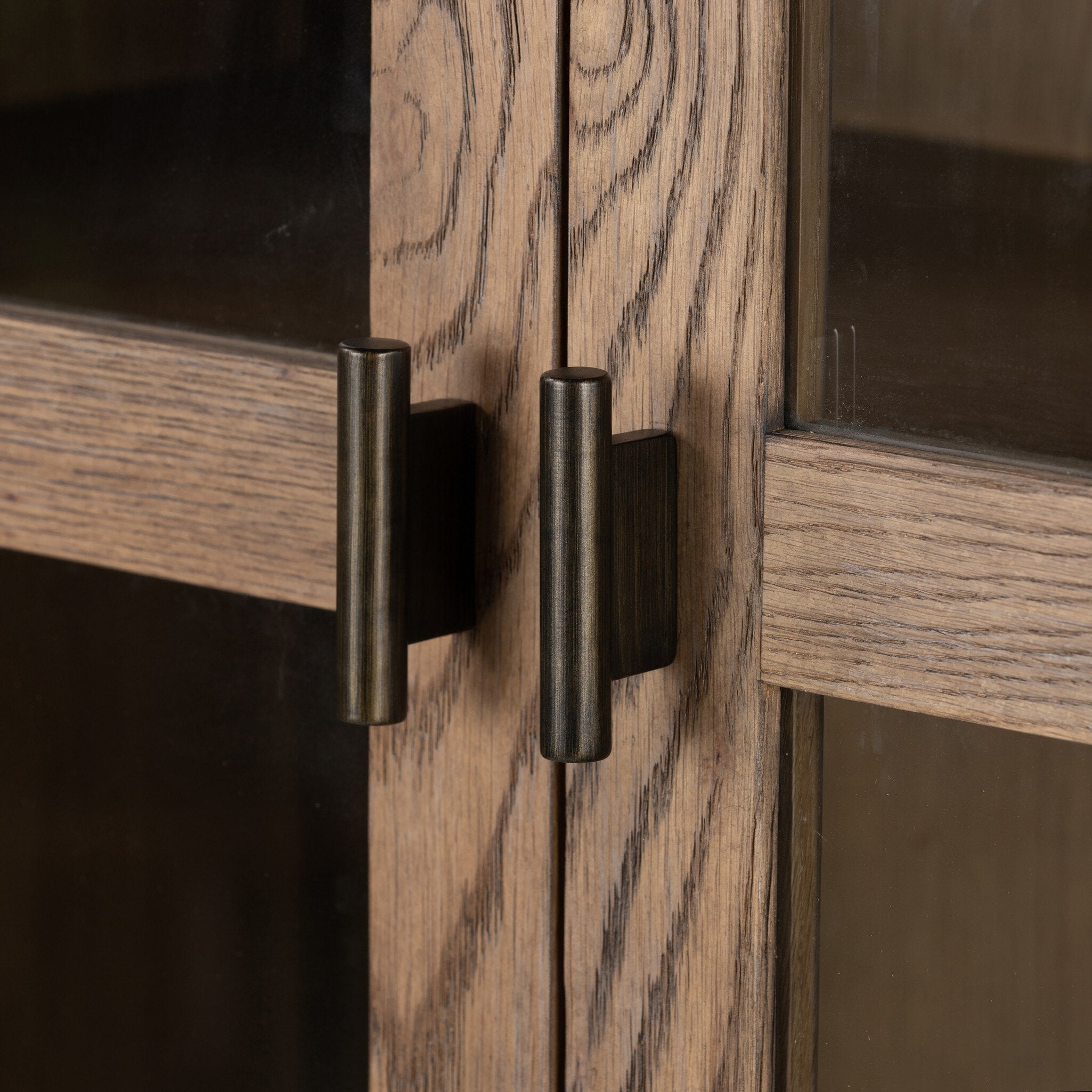 Glenview Cabinet - Weathered Oak Veneer