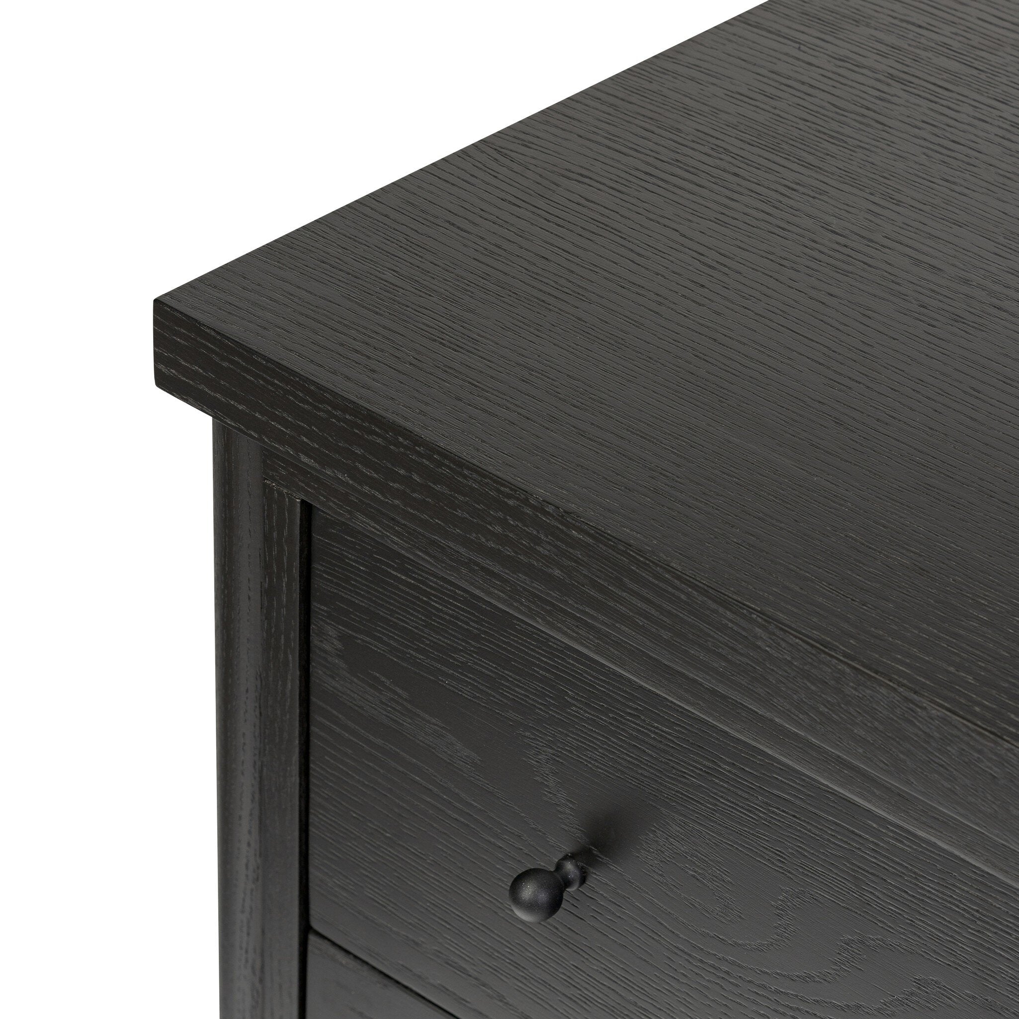 Roark Nightstand - Ebony Oak Veneer