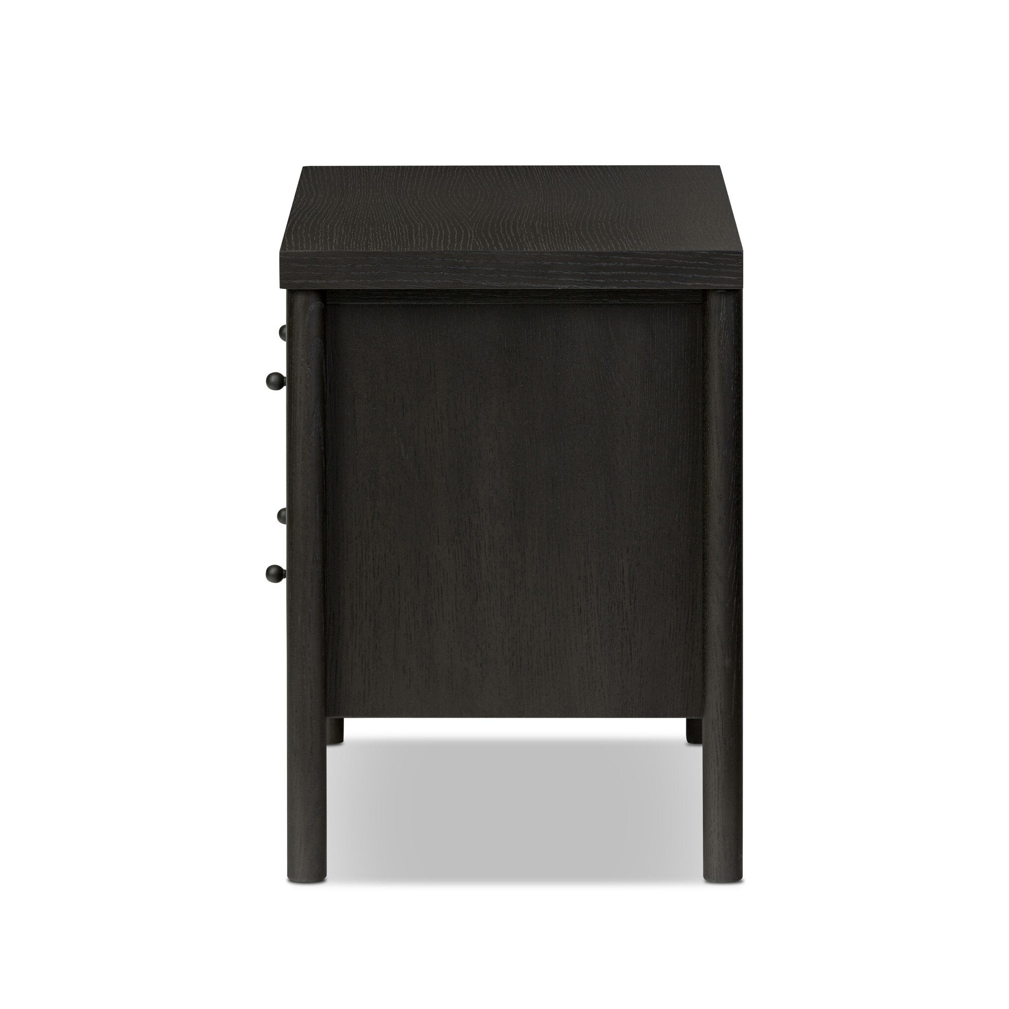 Roark Nightstand - Ebony Oak Veneer