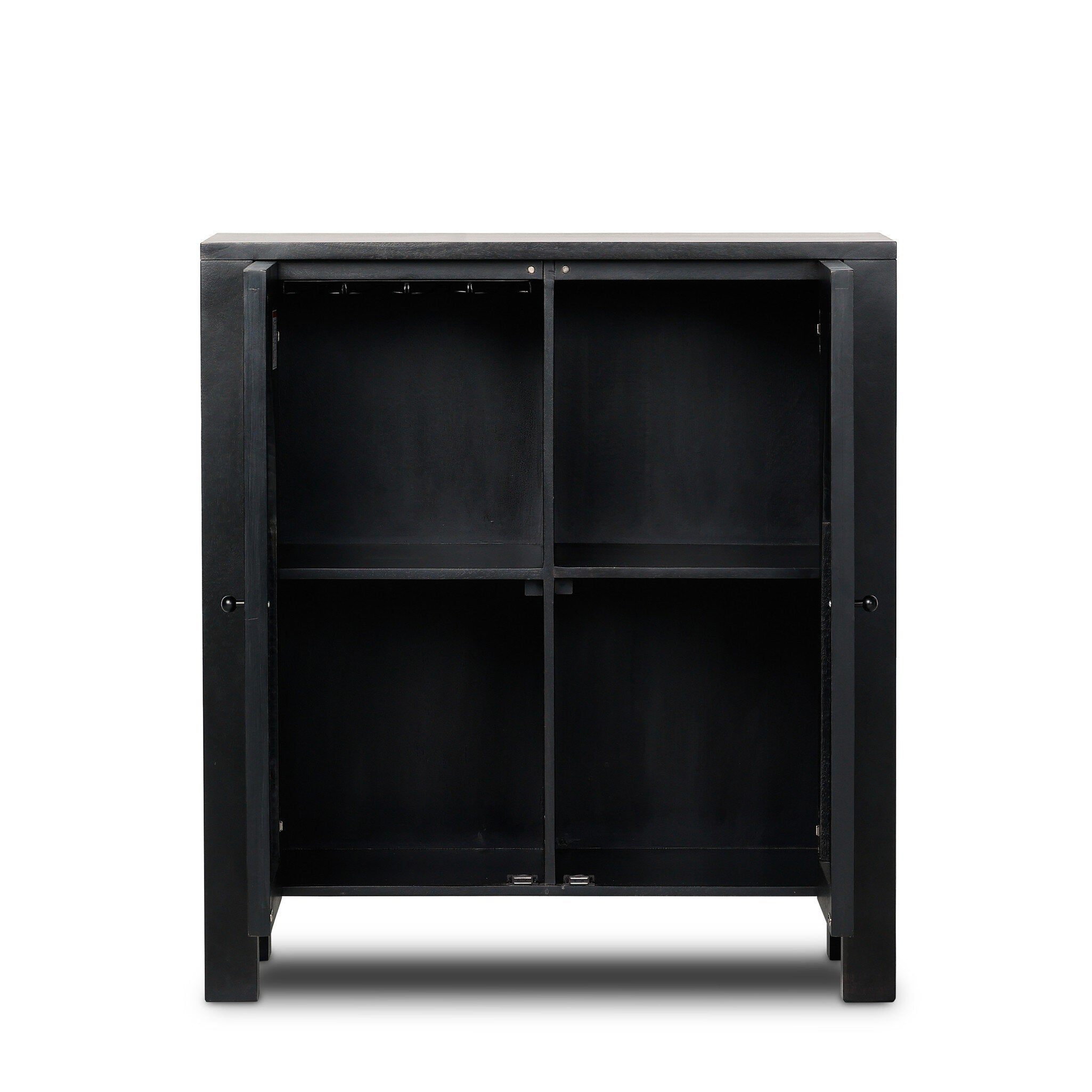 Tilda Bar Cabinet - Black Wash Mango