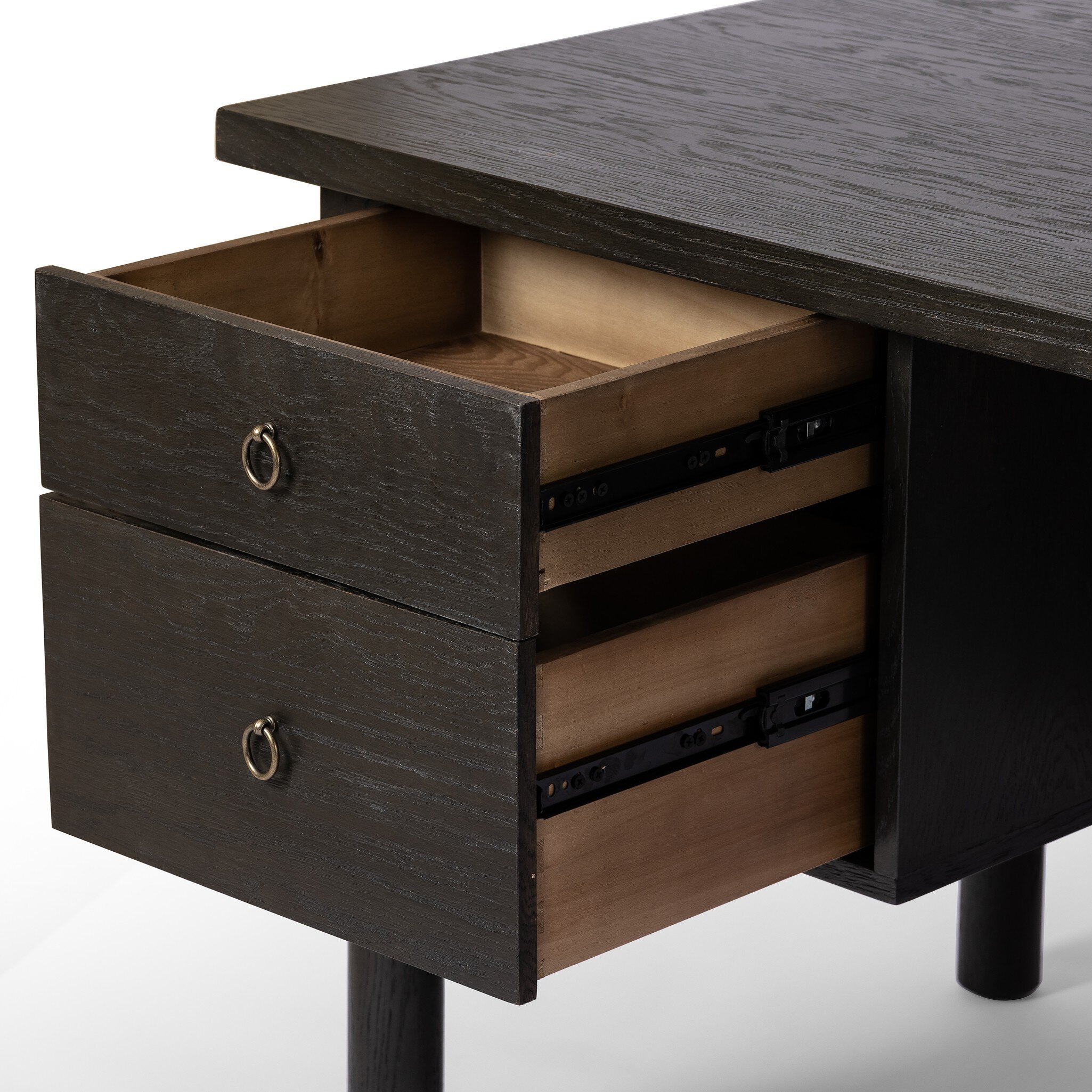 Concord Desk - Charcoal Oak