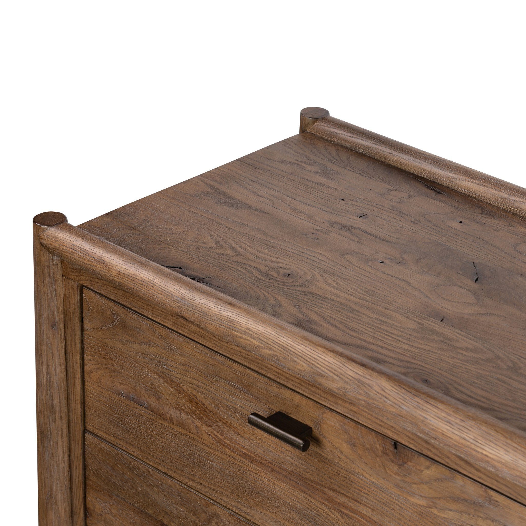 Glenview 9 Drawer Dresser - Weathered Oak Veneer